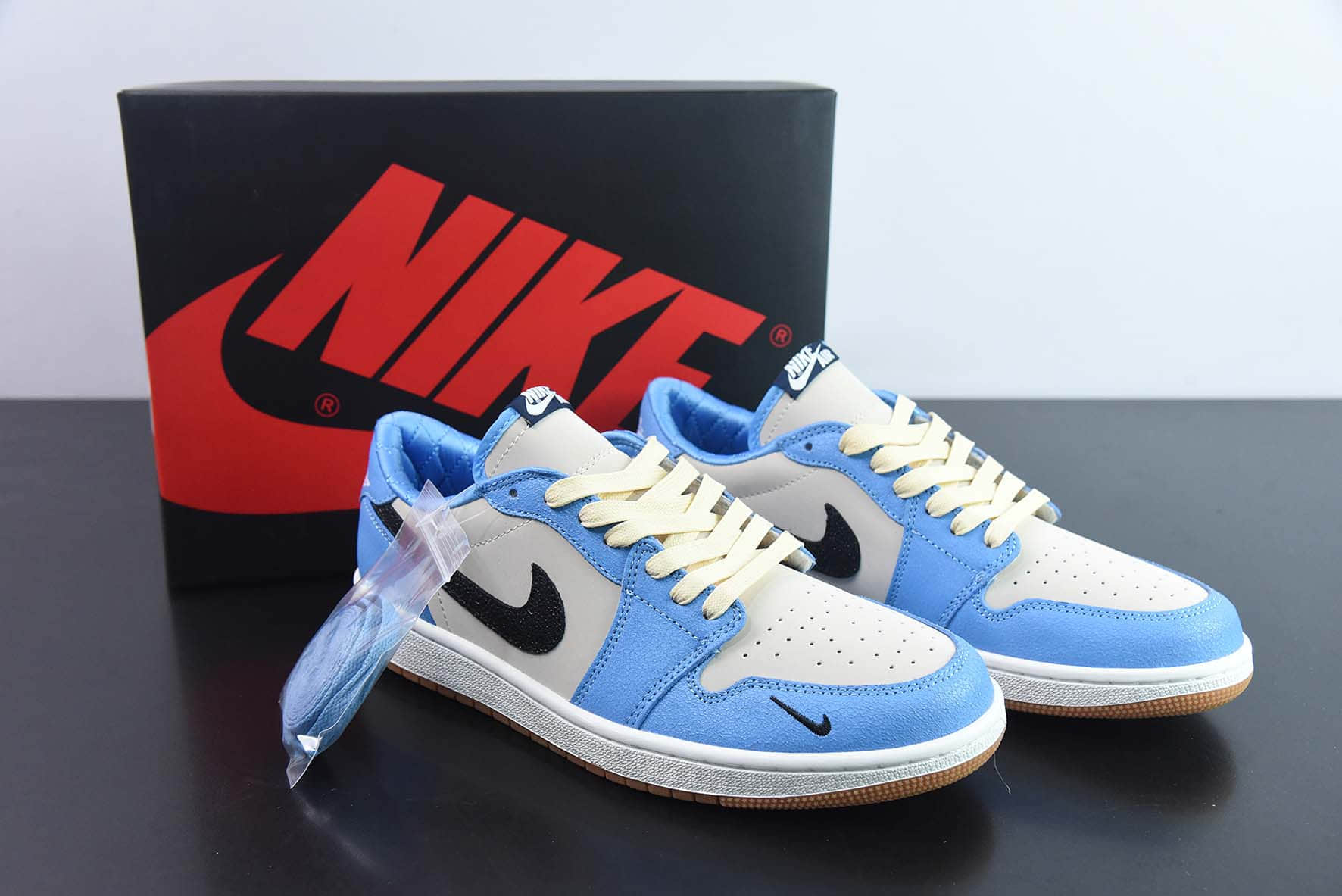 乔丹Air Jordan 1 Low OG Bleached Coral AJ1灰蓝低帮复古运动鞋纯原版本 货号:CZ0790-141