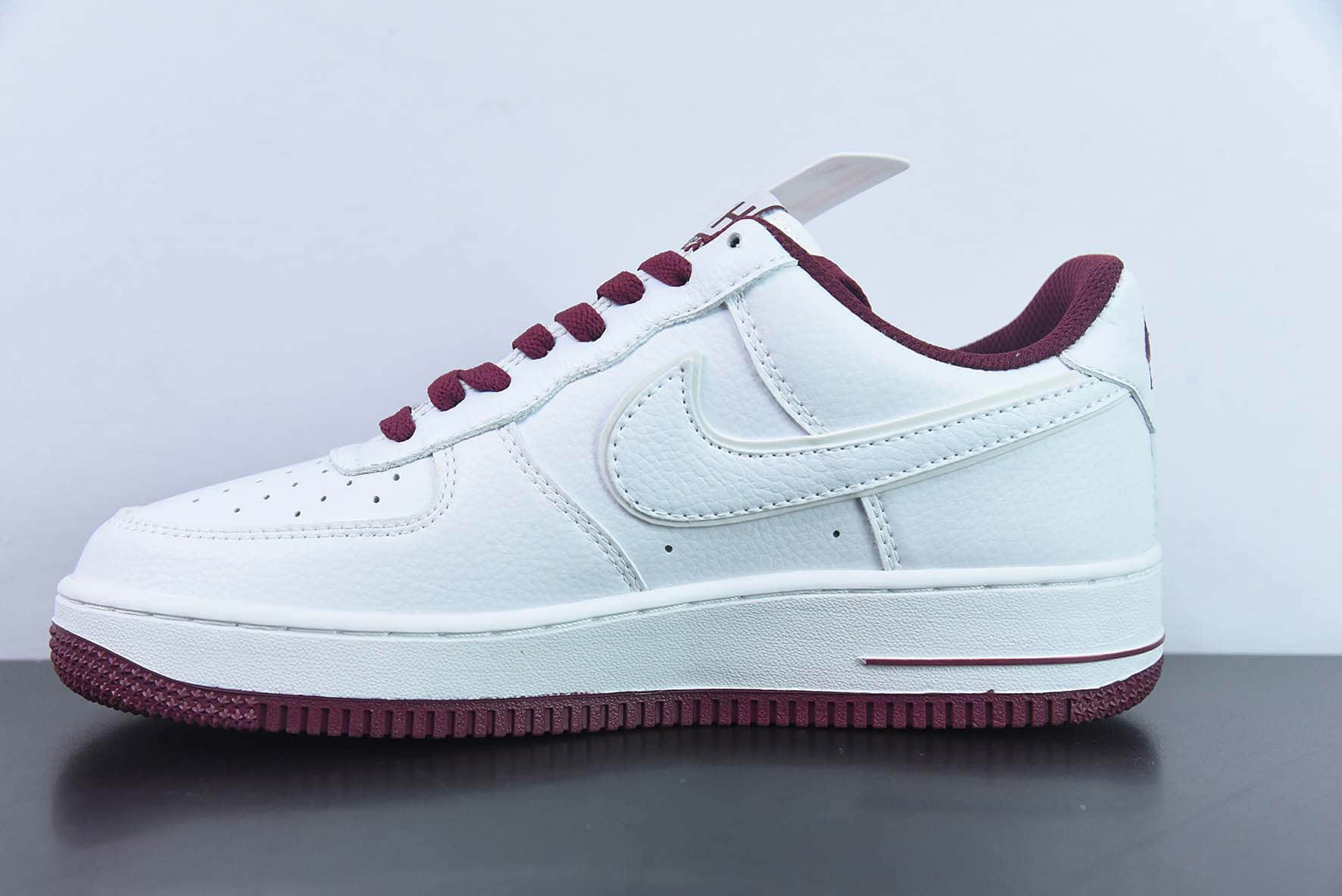 耐克Nike Air Force 1 AF1白棕 KITH字母印花空军一号低帮休闲板鞋纯原版本 货号:KT1659-006