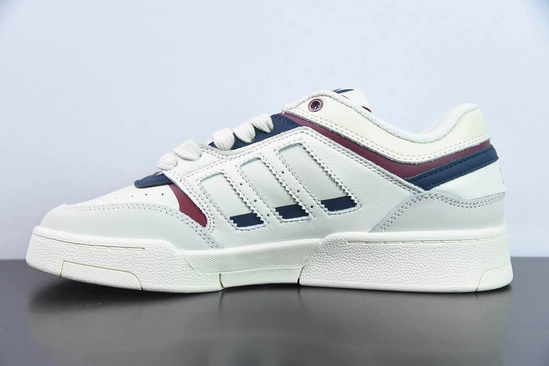 阿迪达斯Adidas Originals Drop Step XL Low 阿迪三叶草米黄蓝篮球风校园休闲运动板鞋纯原版本 货号:GW9728