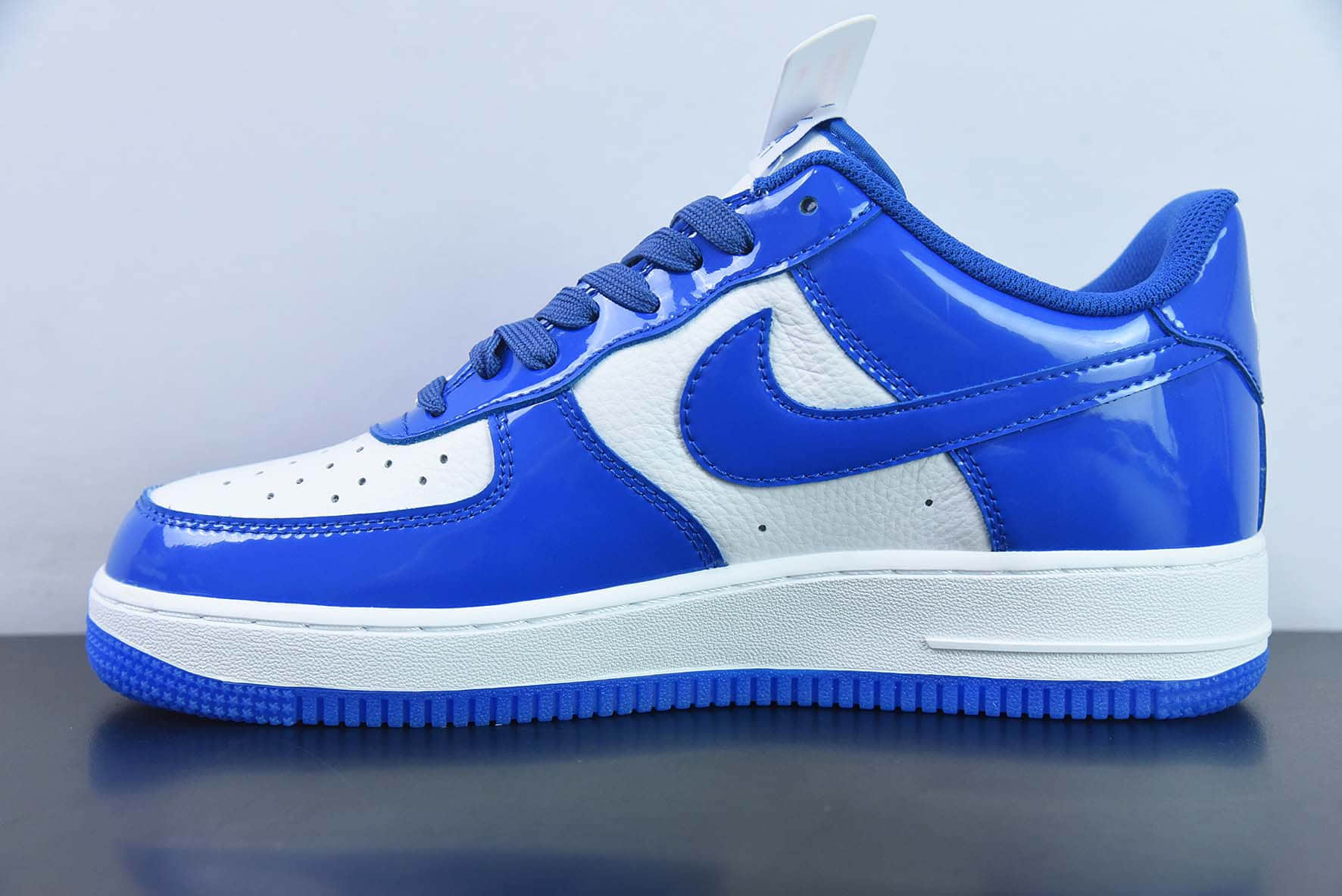 耐克Nike Air Force 1 Low ’07 蓝色漆皮空军一号低帮休闲板鞋纯原版本 货号:HP3656-555