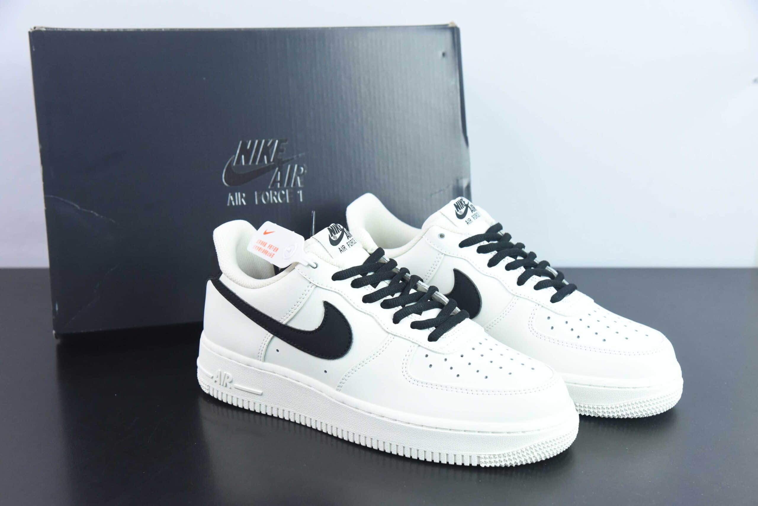 耐克Nike Air Force 1 Low '07 白黑空军一号低帮休闲板鞋纯原版本 货号:CQ5059-221