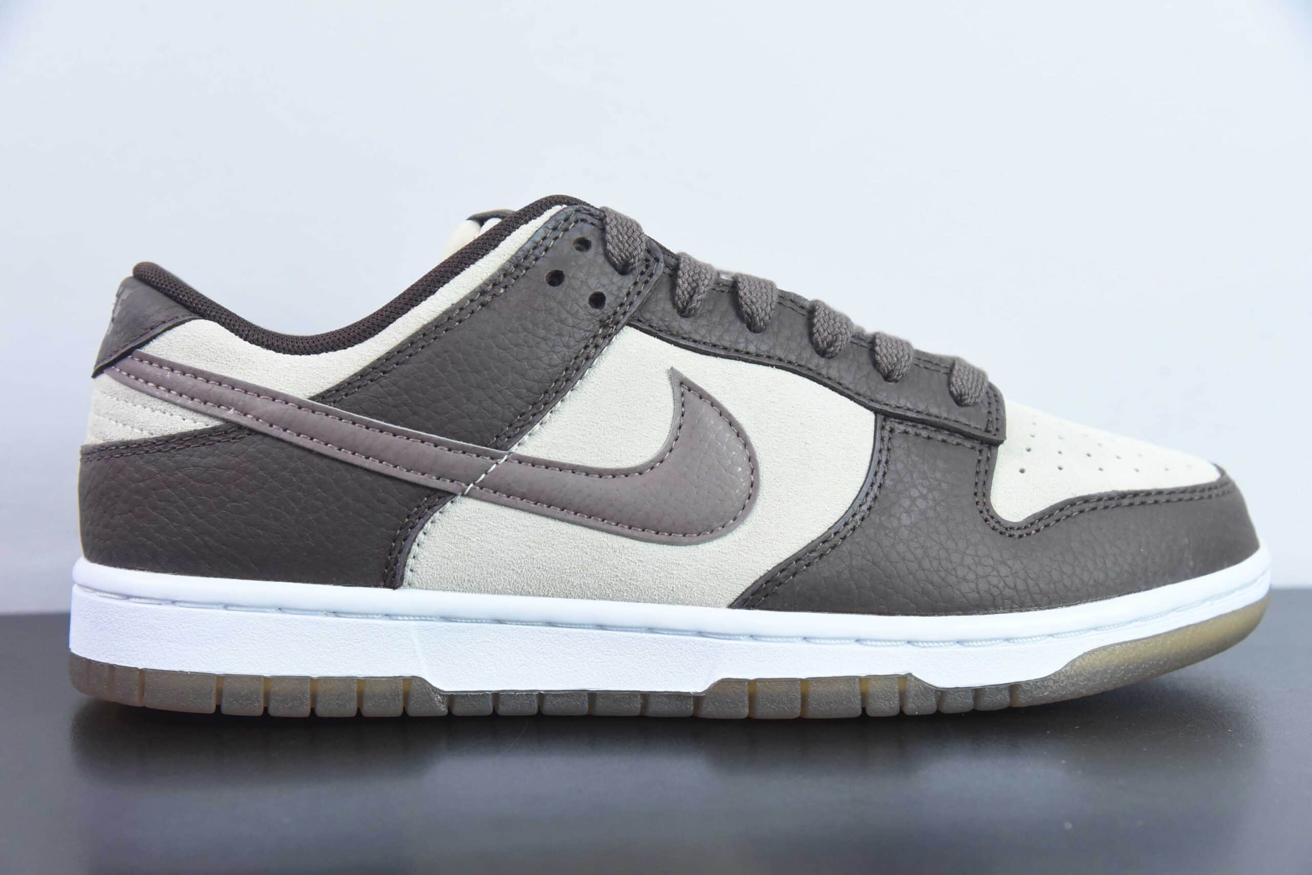 耐克Nike DUNK Low Plum Eclipse 深棕咖啡SB低帮休闲滑板鞋纯原版本 货号:FJ4734-100