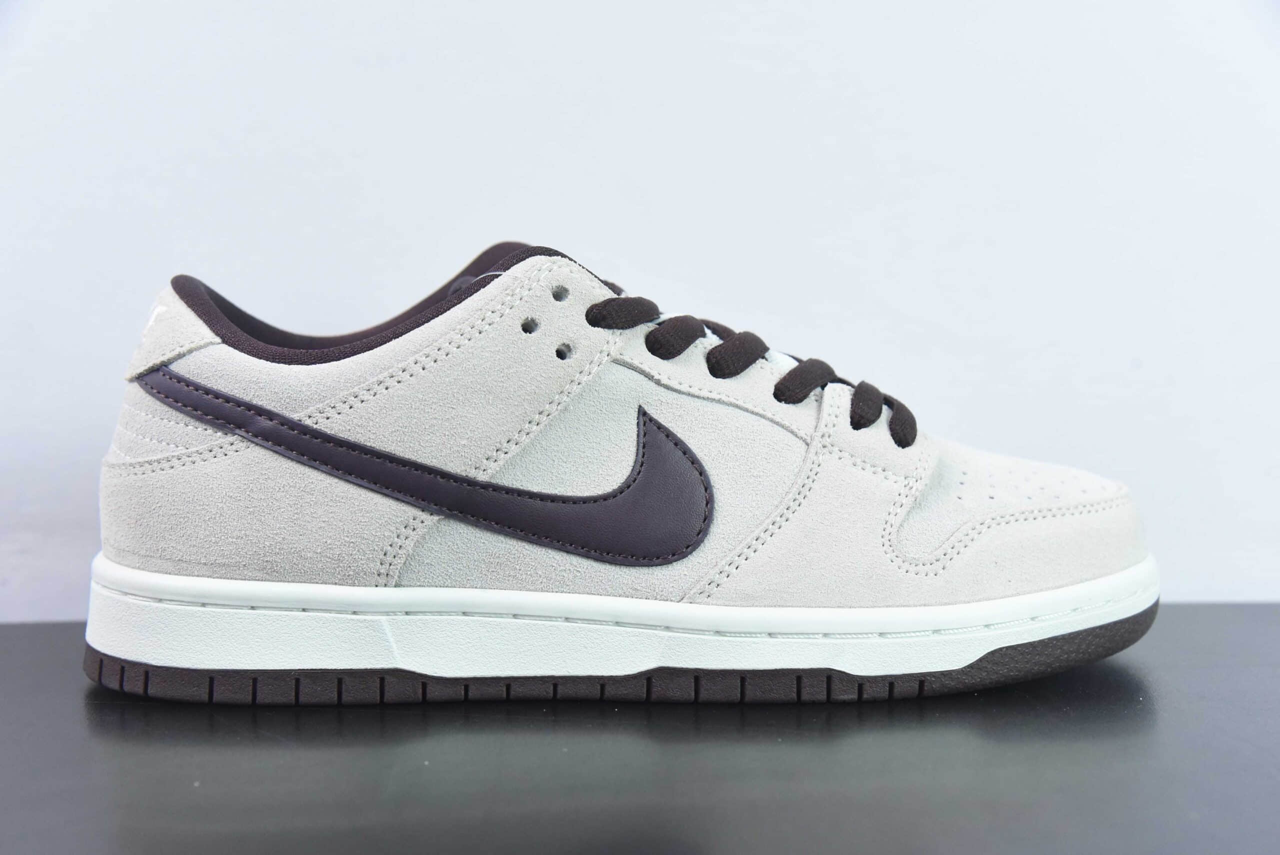 耐克NIKE SB Dunk Low Desert Sand Mahogany深棕摩卡SB低帮休闲滑板鞋纯原版本 货号：BQ6817-004