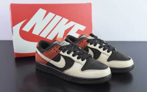 耐克Nike Dunk Low Red Panda小熊猫棕黑SB低帮休闲滑板鞋纯原版本 货号:FV0395-200