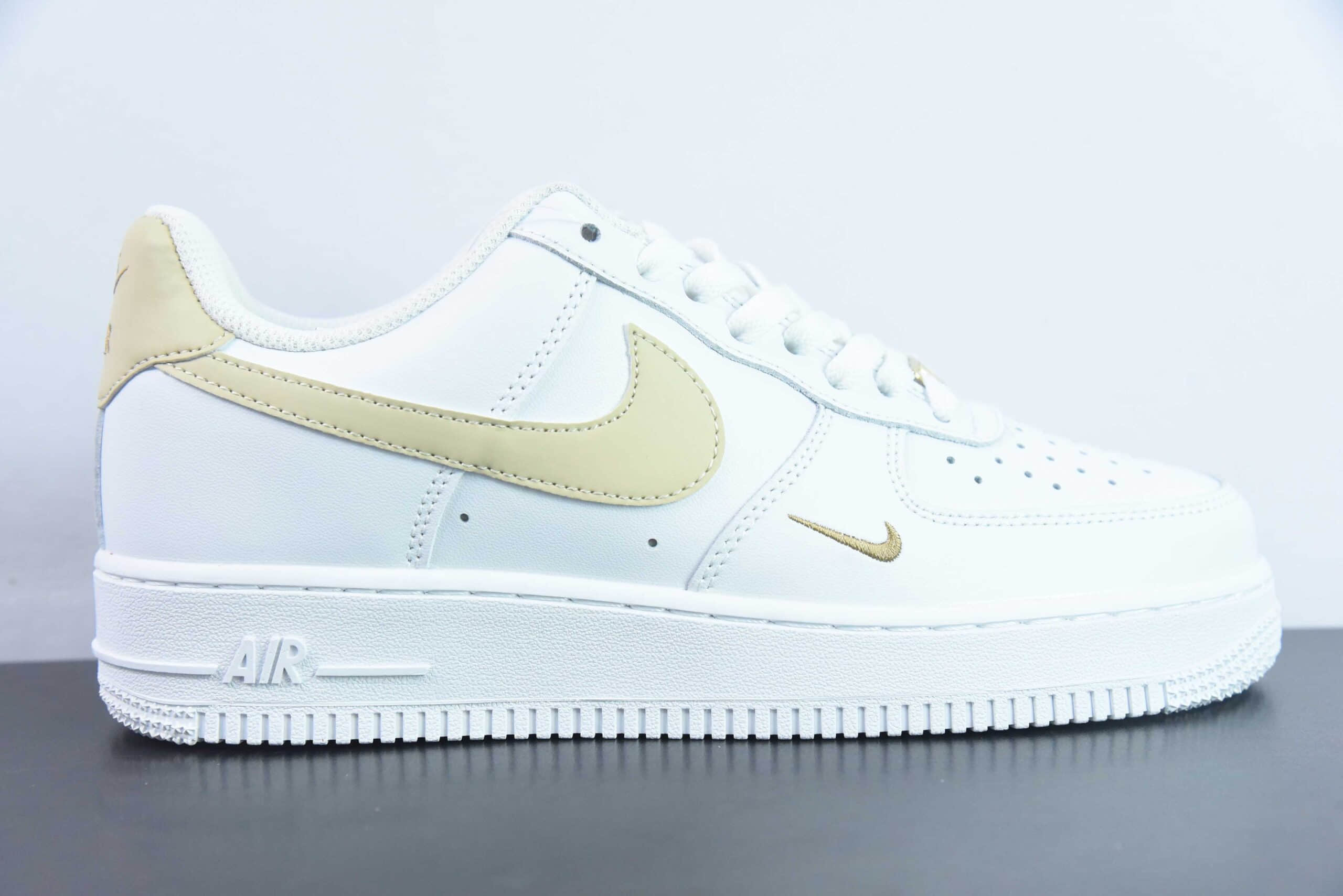 耐克Nike Air Force 1 Low金色小金钩空军一号低帮百搭休闲运动板鞋纯原版本 货号:CZ0270-105