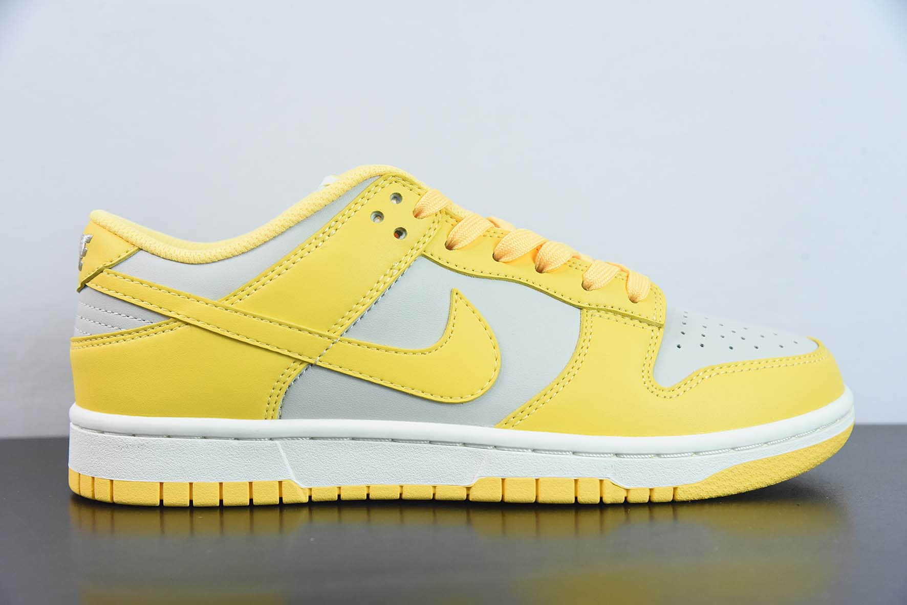 耐克Nike Dunk Low Retro PRM浅灰黄低帮休闲运动板鞋纯原版本 货号:DD1503-002