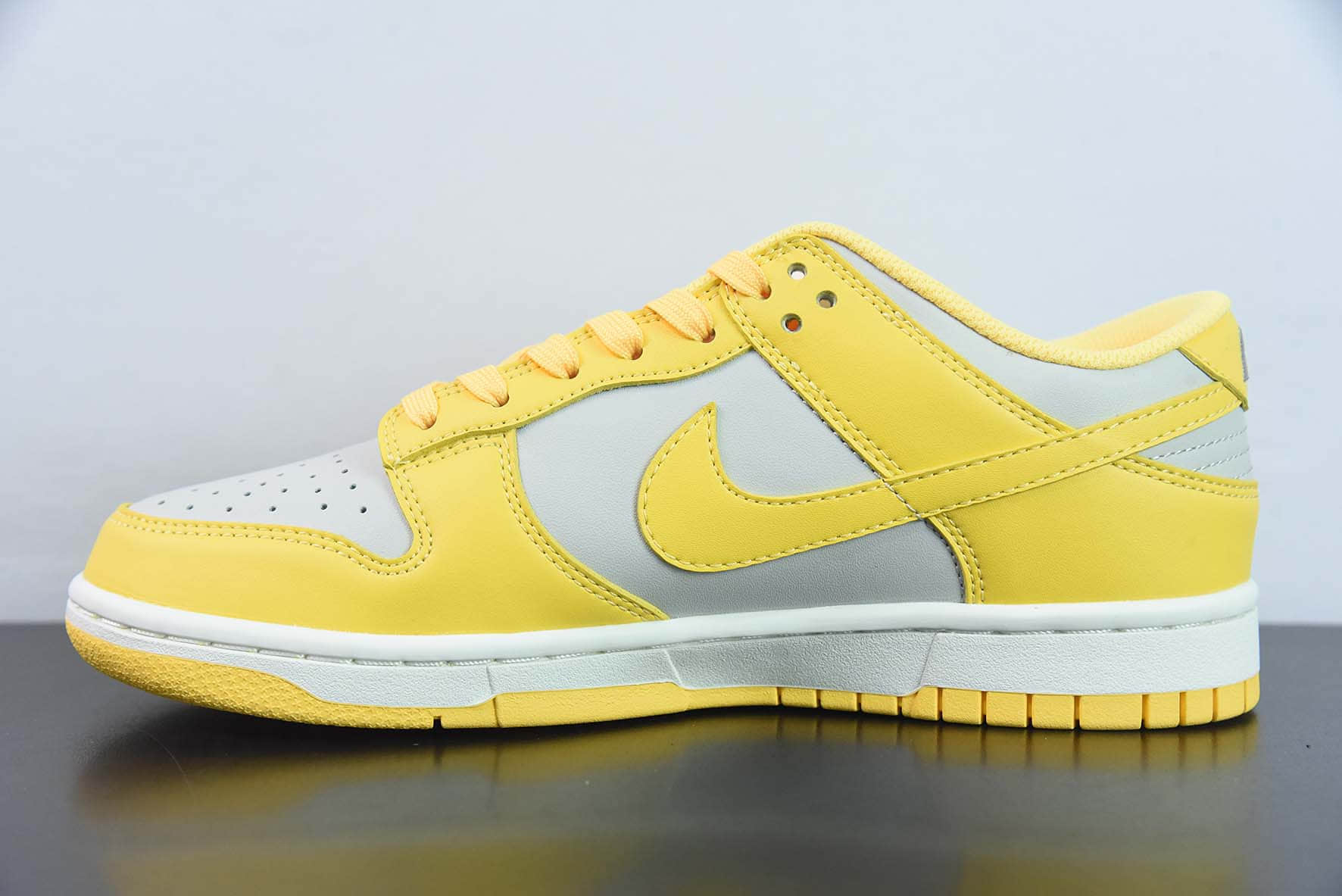 耐克Nike Dunk Low Retro PRM浅灰黄低帮休闲运动板鞋纯原版本 货号:DD1503-002
