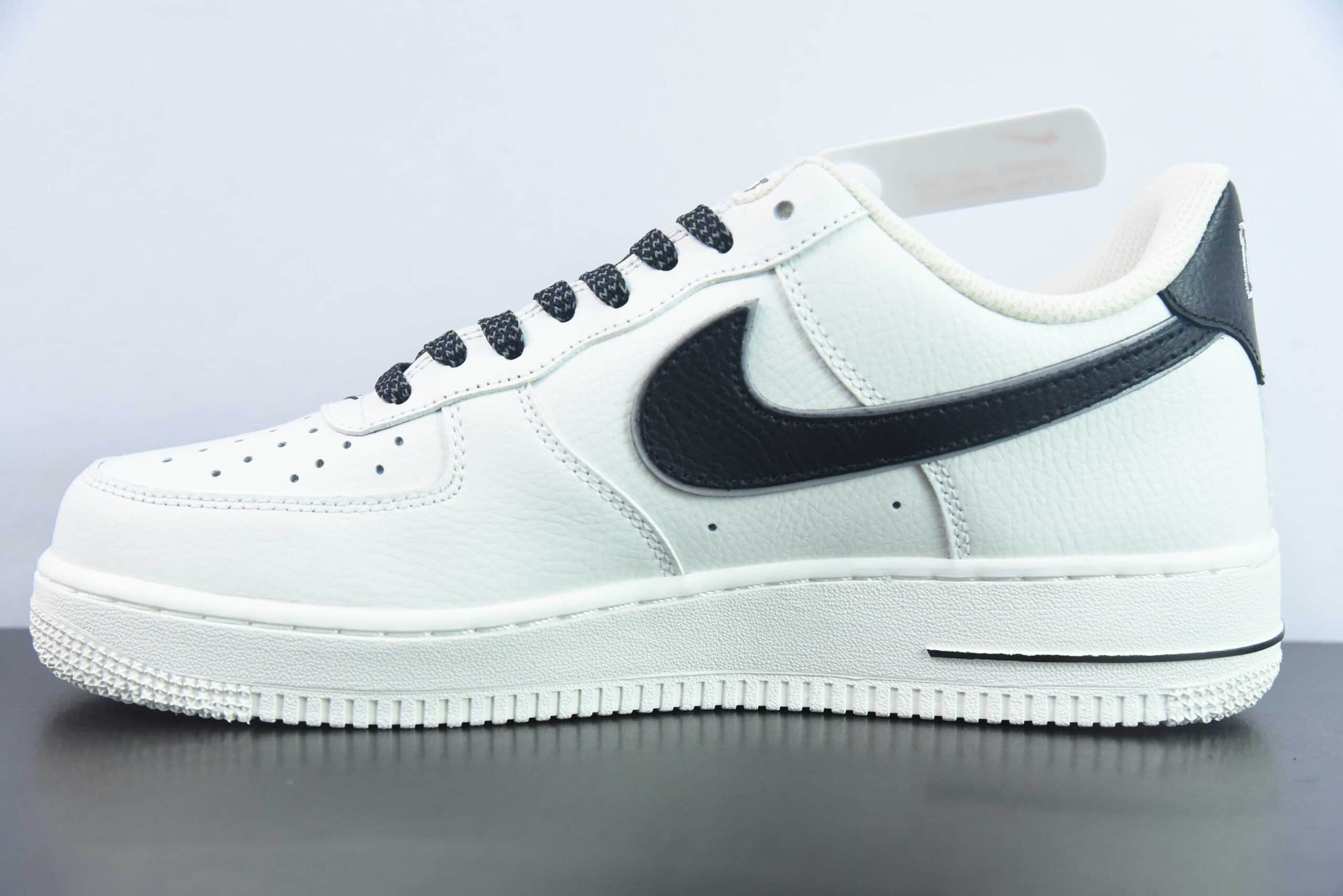 耐克Nike Kith x Air Force 1 Low NYC米白黑空军一号低帮休闲运动板鞋纯原版本 货号：NY9668-235