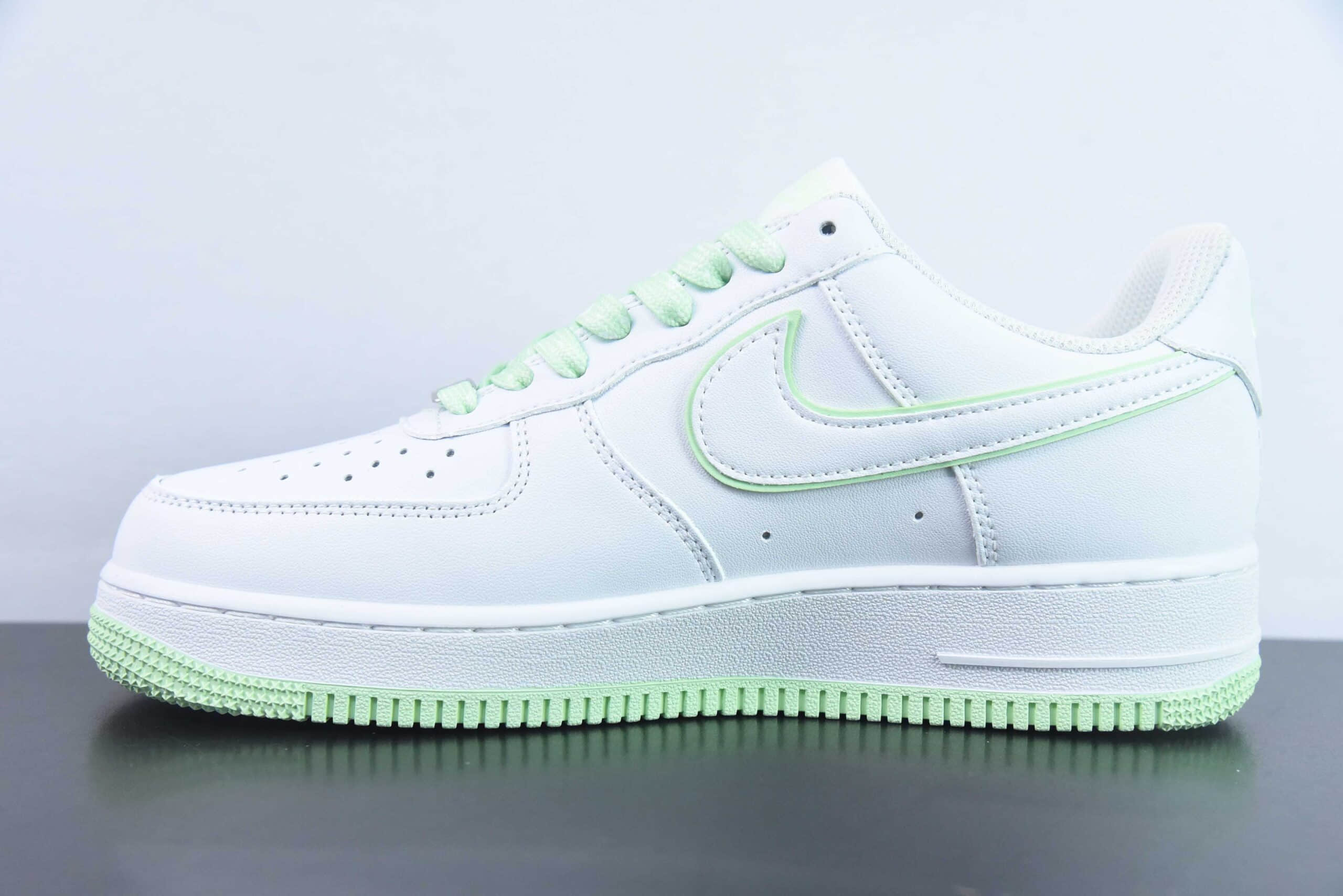 耐克NIke Air Force 1 '07 Low “白浅绿”空军一号低帮休闲板鞋纯原版本 货号:DV0766-105