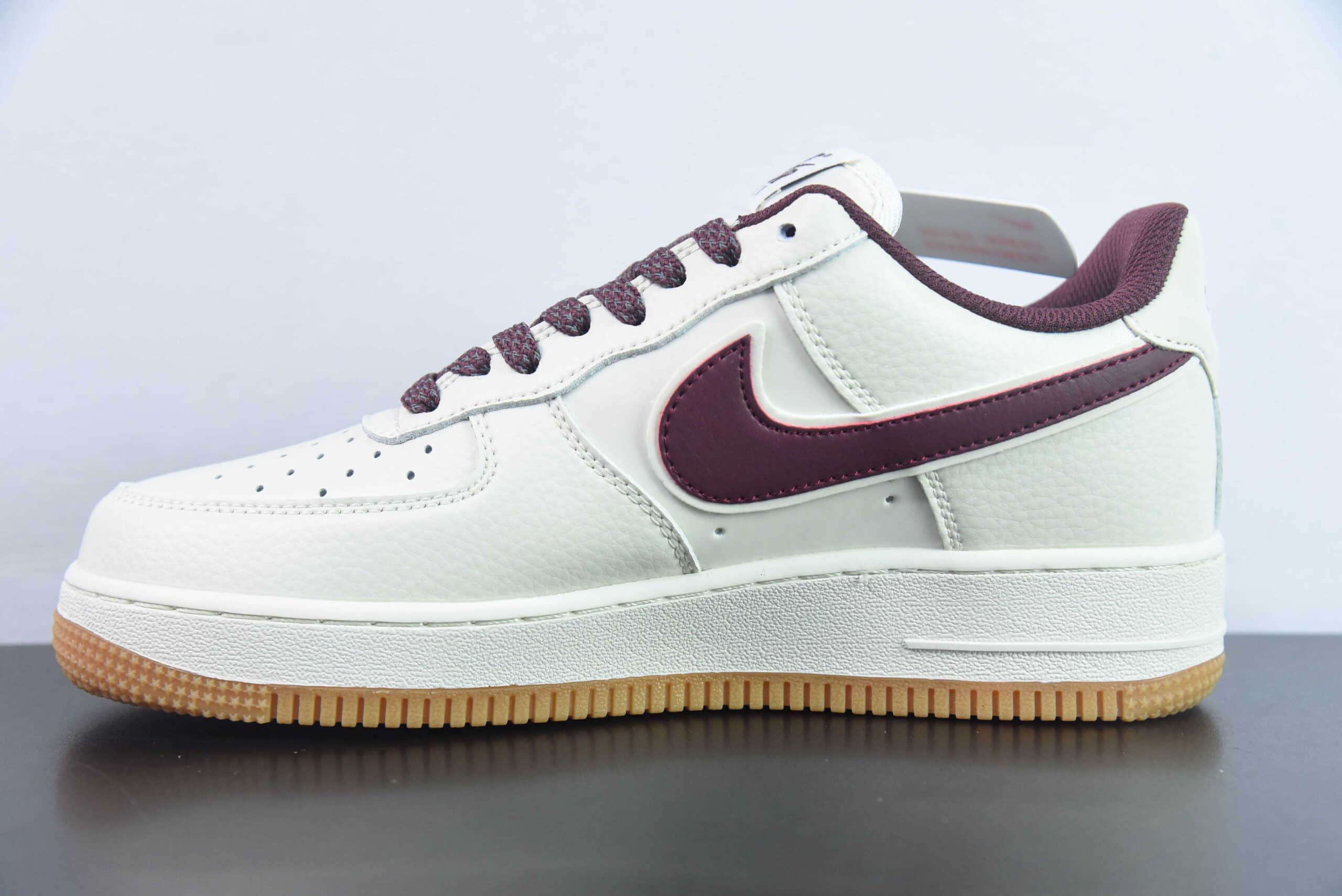 耐克NIke Air Force 1 '07 Low “米白酒红满天星”空军一号低帮休闲板鞋纯原版本 货号:HD1689-107