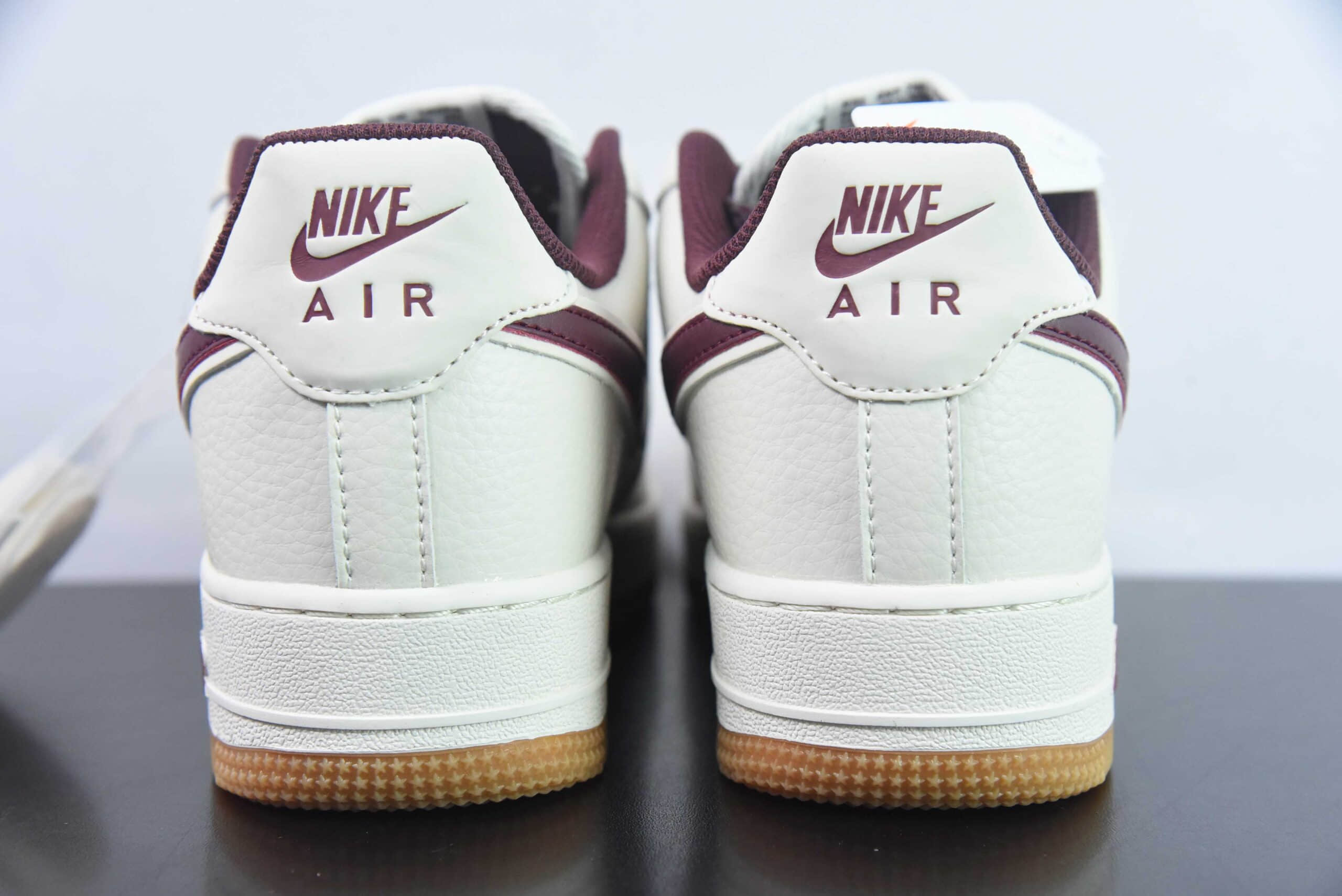 耐克NIke Air Force 1 '07 Low “米白酒红满天星”空军一号低帮休闲板鞋纯原版本 货号:HD1689-107