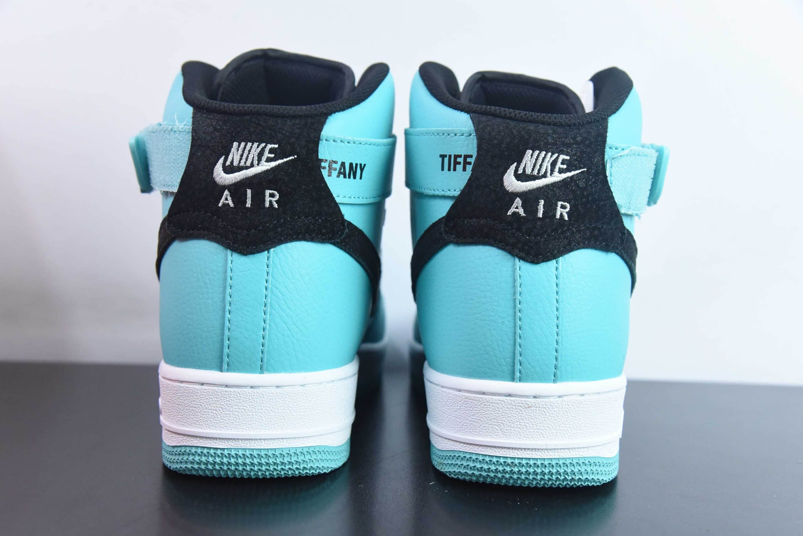 耐克Nike Air Force 1 AF1 蒂芙尼联名蓝黑高帮空军一号休闲板鞋纯原版本 货号:DZ1382-200