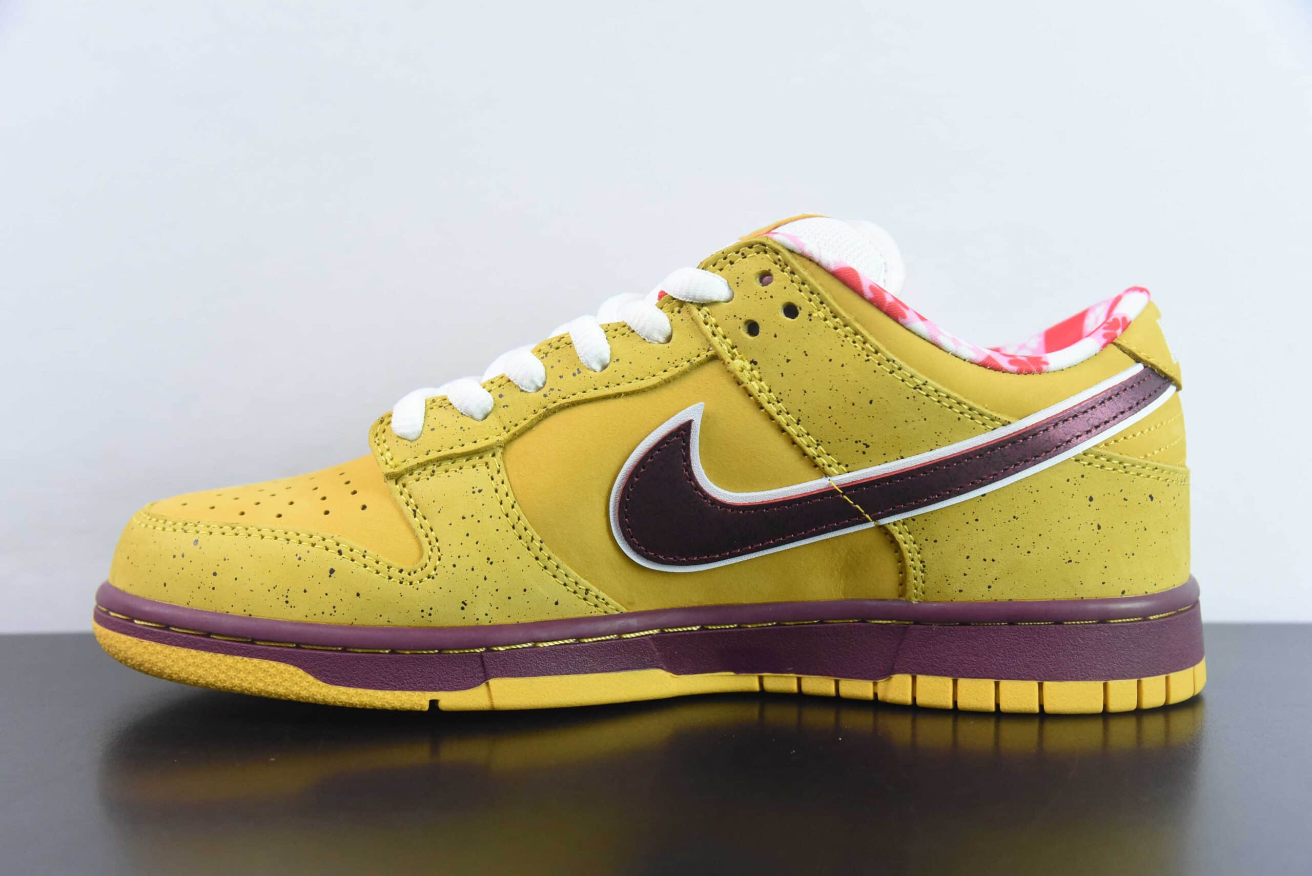 耐克Nike SB Dunk Low x Concepts Yeelow Lobster 波士顿黄龙虾联名SB低帮休闲板鞋纯原版本 货号:313170-137566
