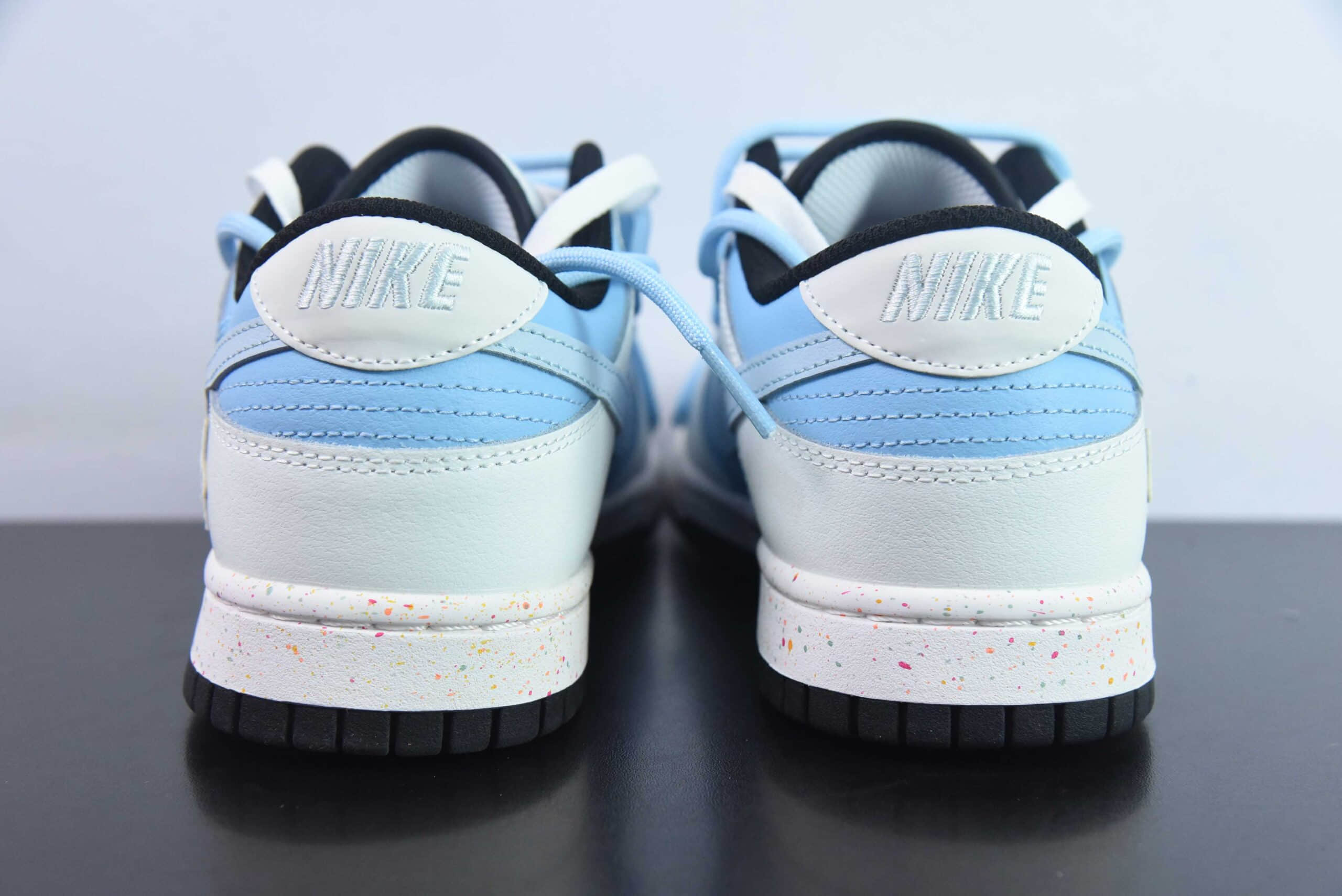 耐克Nike Dunk Low Multi Color 活力三勾白蓝定制版解构绑带休闲板鞋纯原版本 货号: FD4623-156