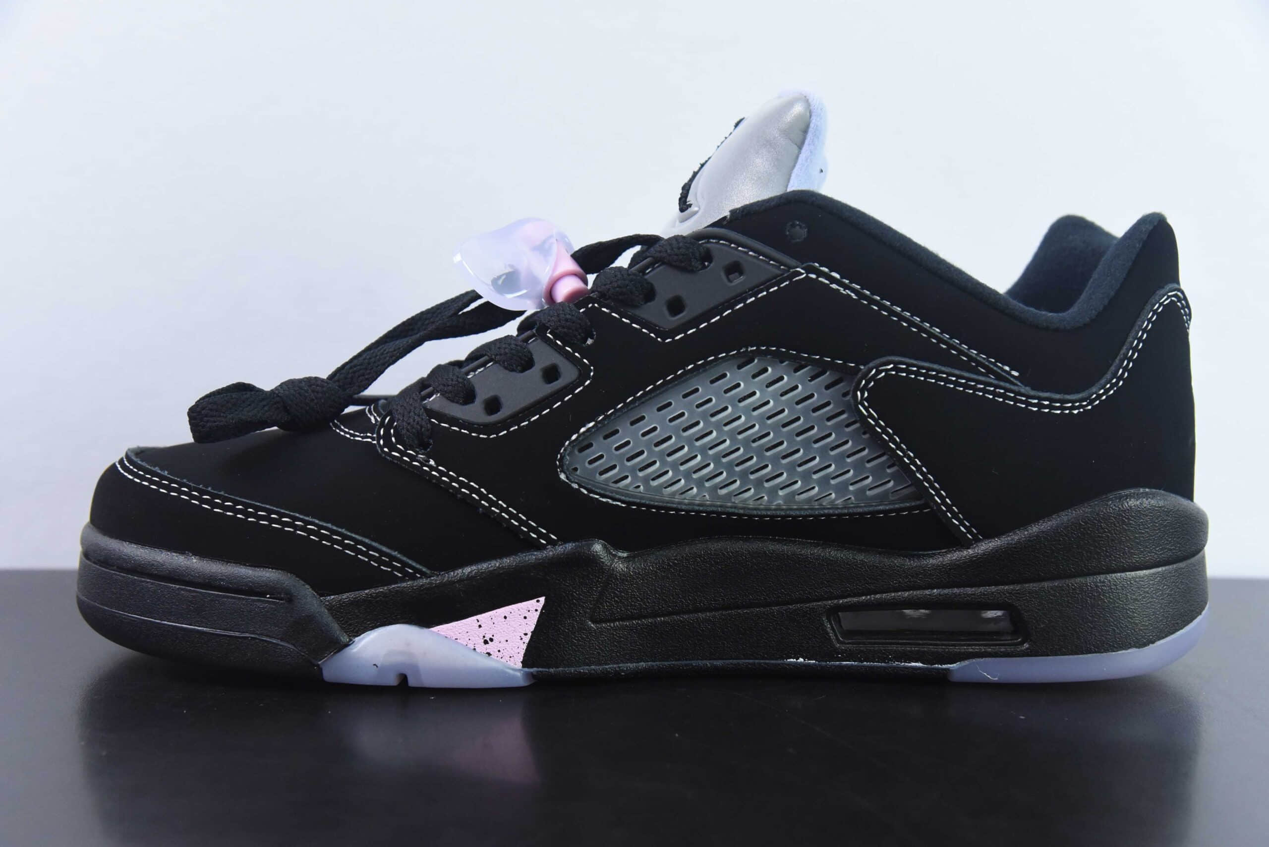乔丹Air Jordan 5 Low AJ5东单黑紫低帮篮球鞋纯原版本 货号:DX4355-015