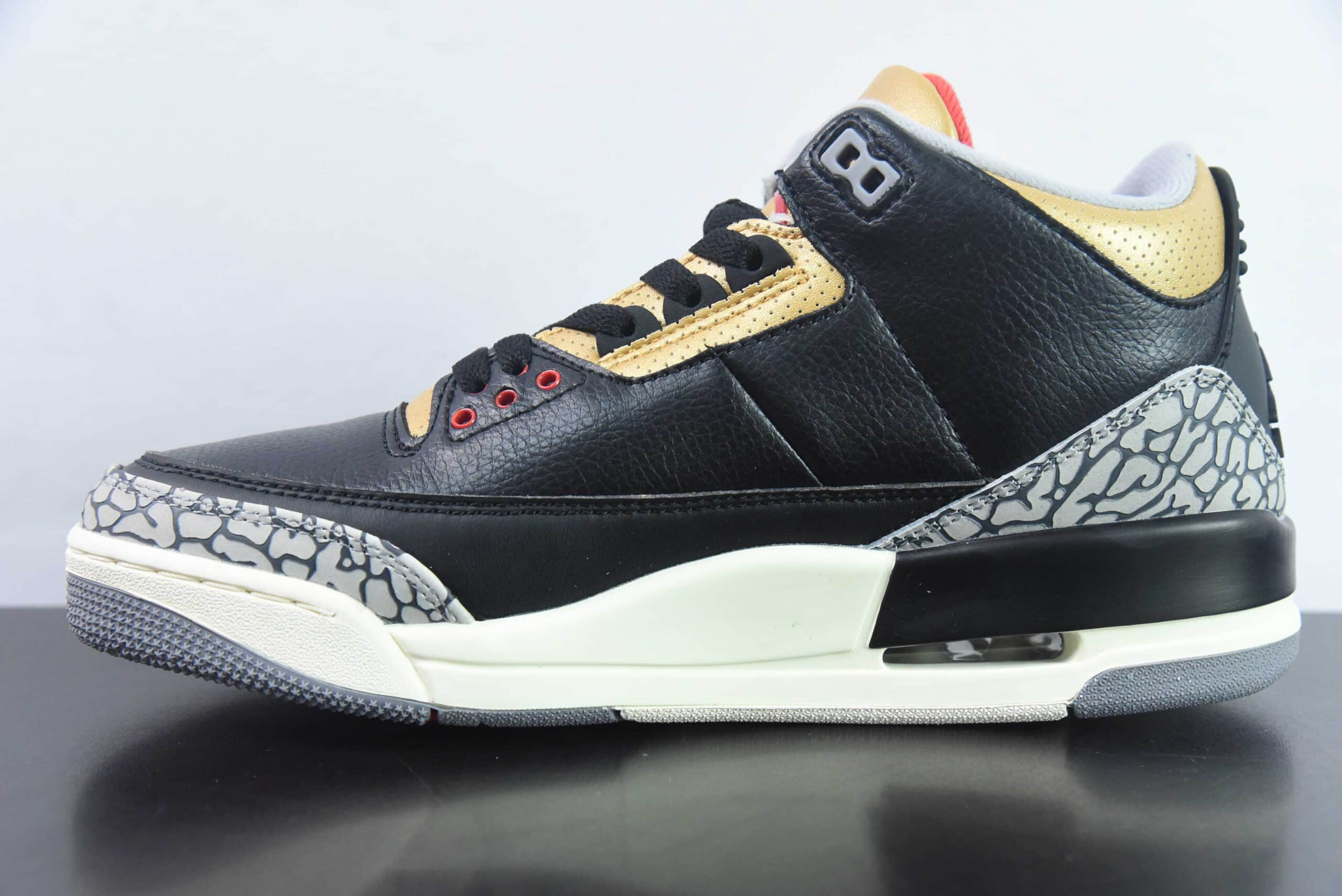 乔丹Air Jordan 3 Retro Black Gold AJ3 黑金小黑水泥男子文化篮球鞋纯原版本 货号:CK9246-067
