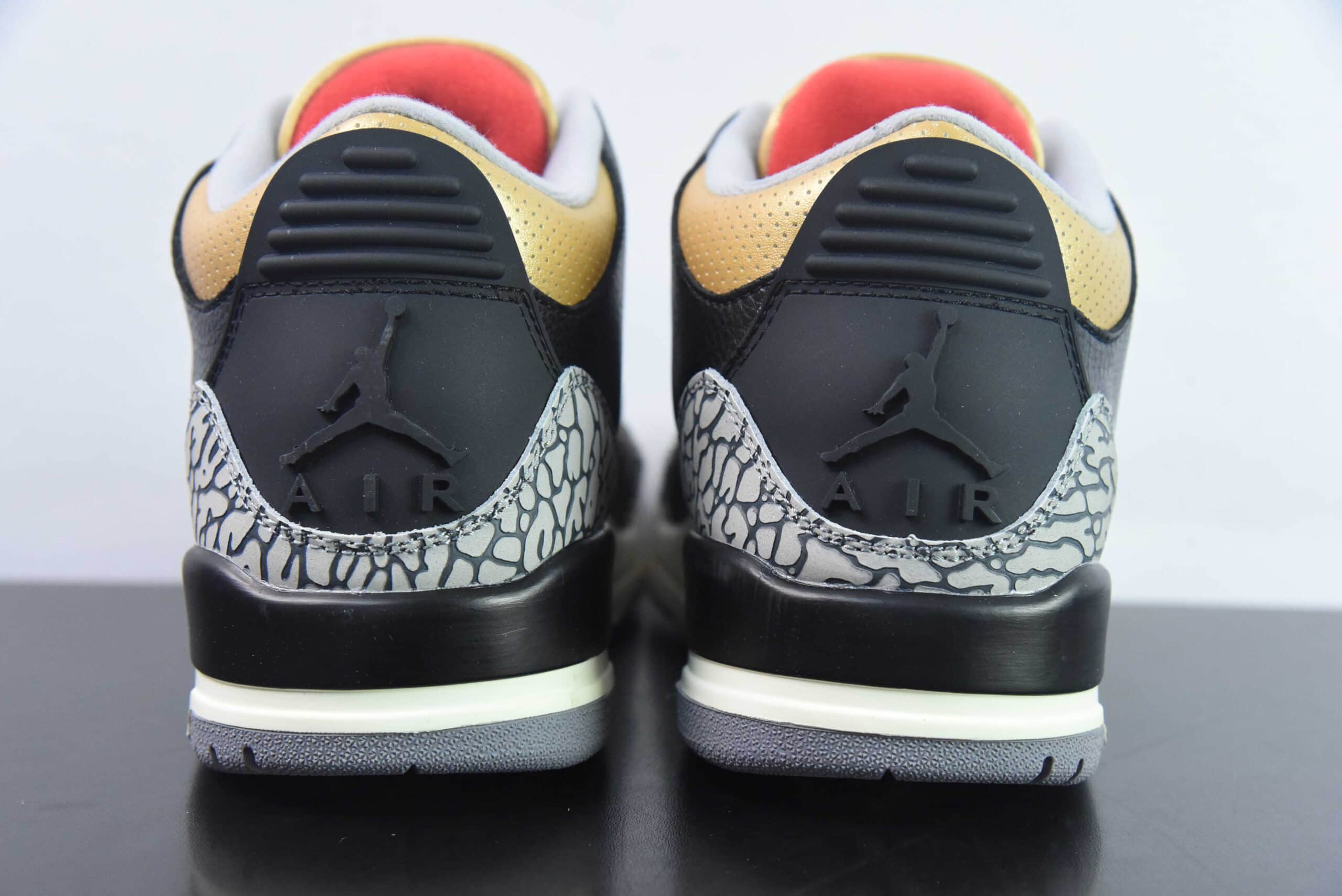 乔丹Air Jordan 3 Retro Black Gold AJ3 黑金小黑水泥男子文化篮球鞋纯原版本 货号:CK9246-067