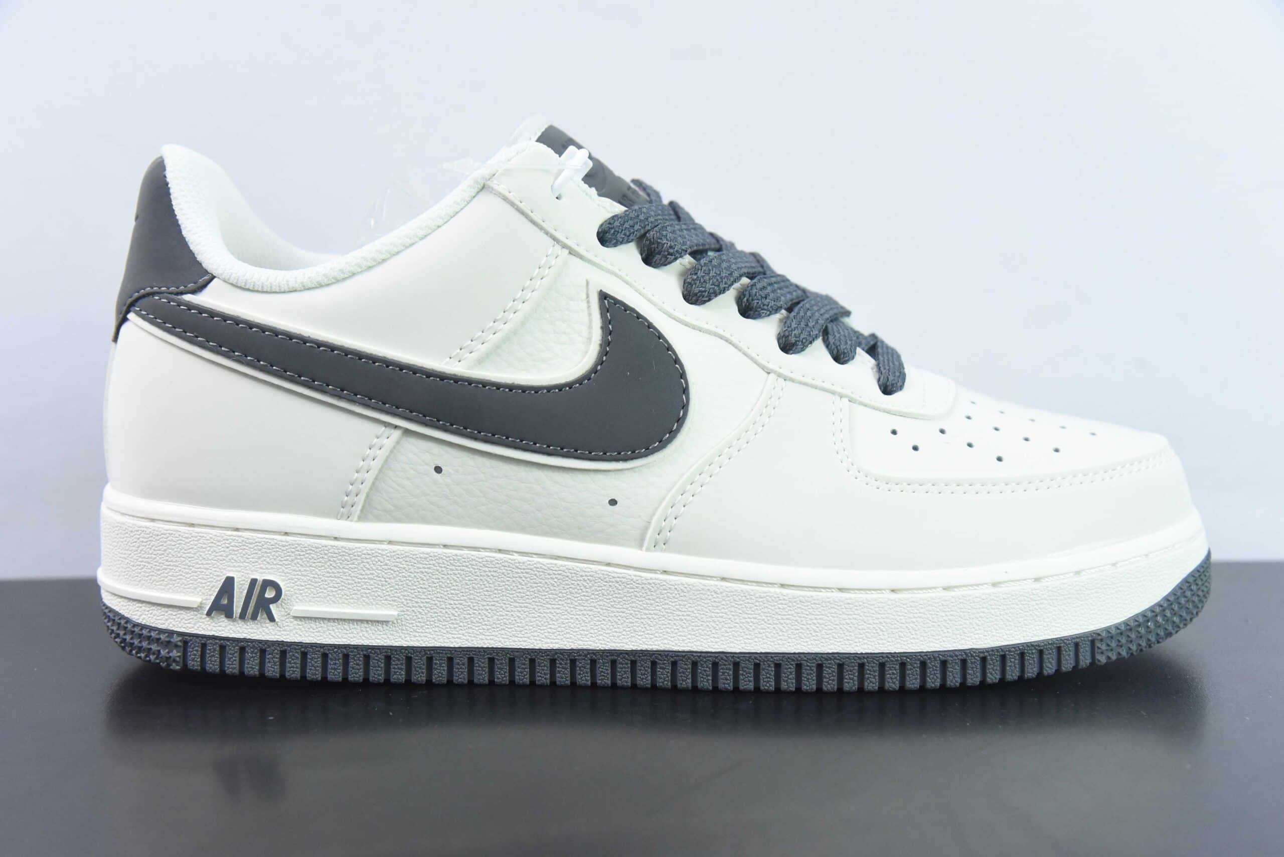 耐克Nike Air Force 1'07 Low 米深灰满天星空军一号低帮休闲板鞋纯原版本 货号:GL6835-013
