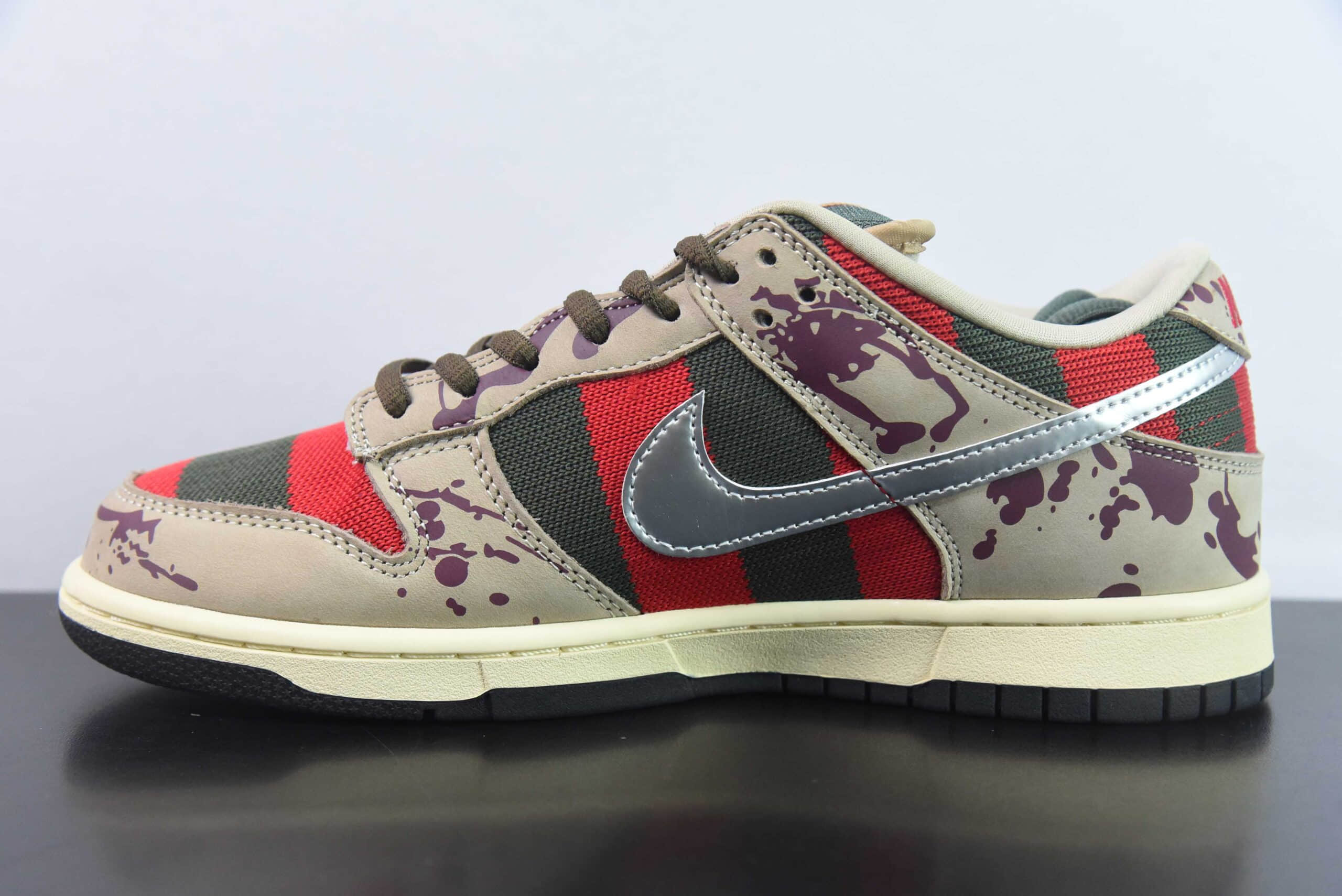耐克Nike Dunk SB Low  Freddy Krueger 猛鬼街SB低帮休闲滑板鞋纯原版本 货号:313170-202