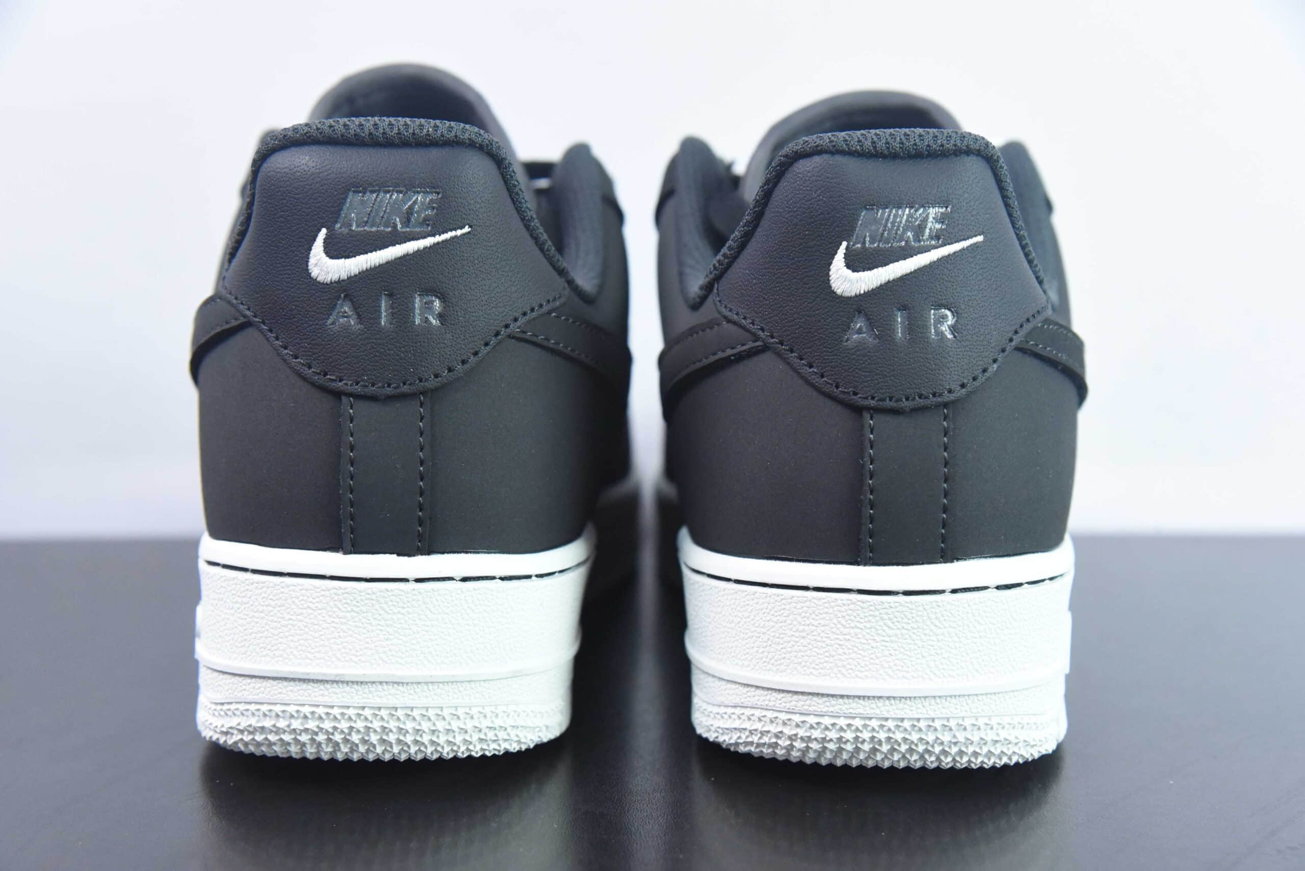 耐克Nike Air Force 1 Low 黑麂皮空军一号低帮运动休闲板鞋纯原版本 货号:DQ8571-001