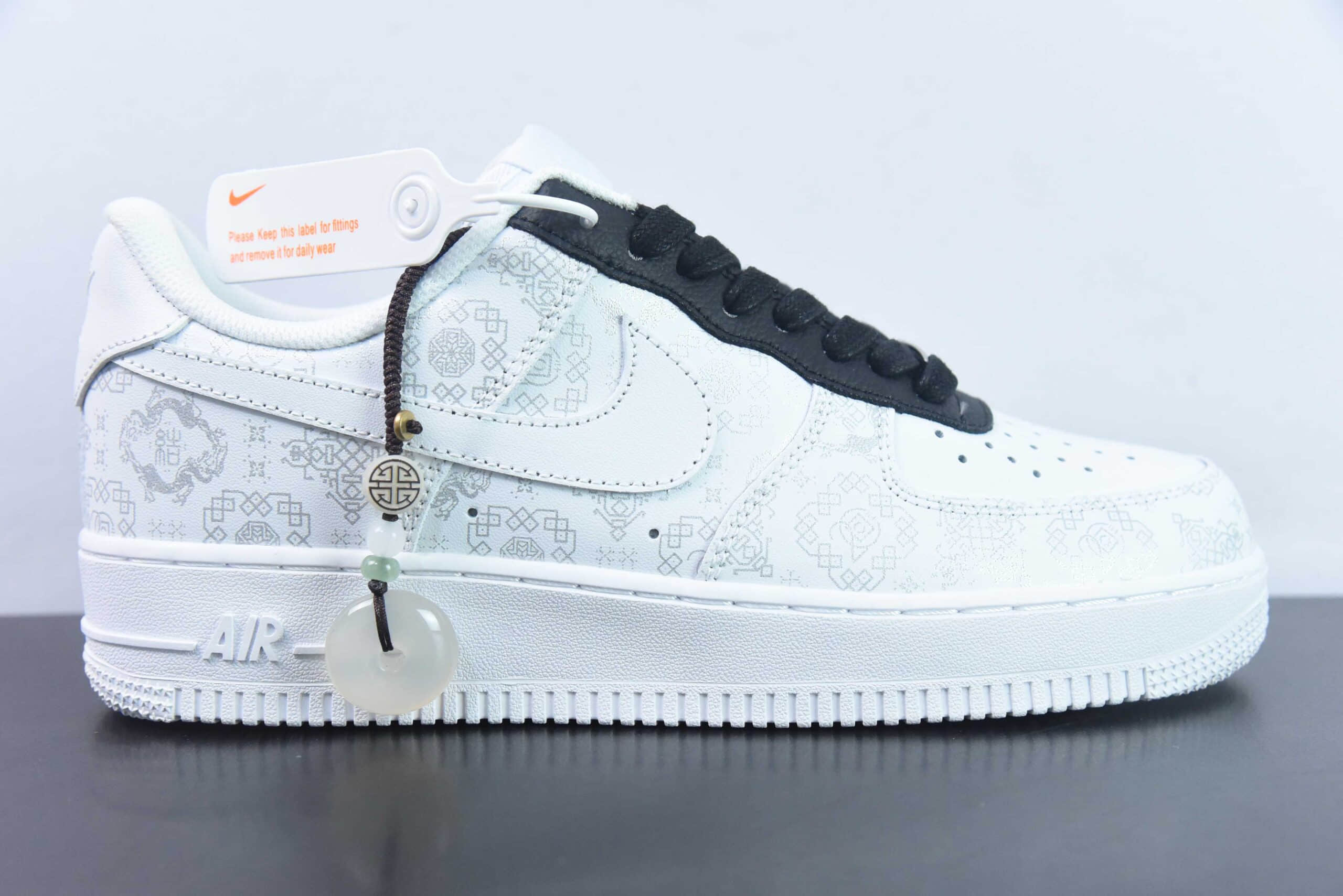 耐克Nike Clot x Nk Air Force 1 Low 中国风白丝绸空军一号低帮休闲板鞋纯原版本 货号:315166-100