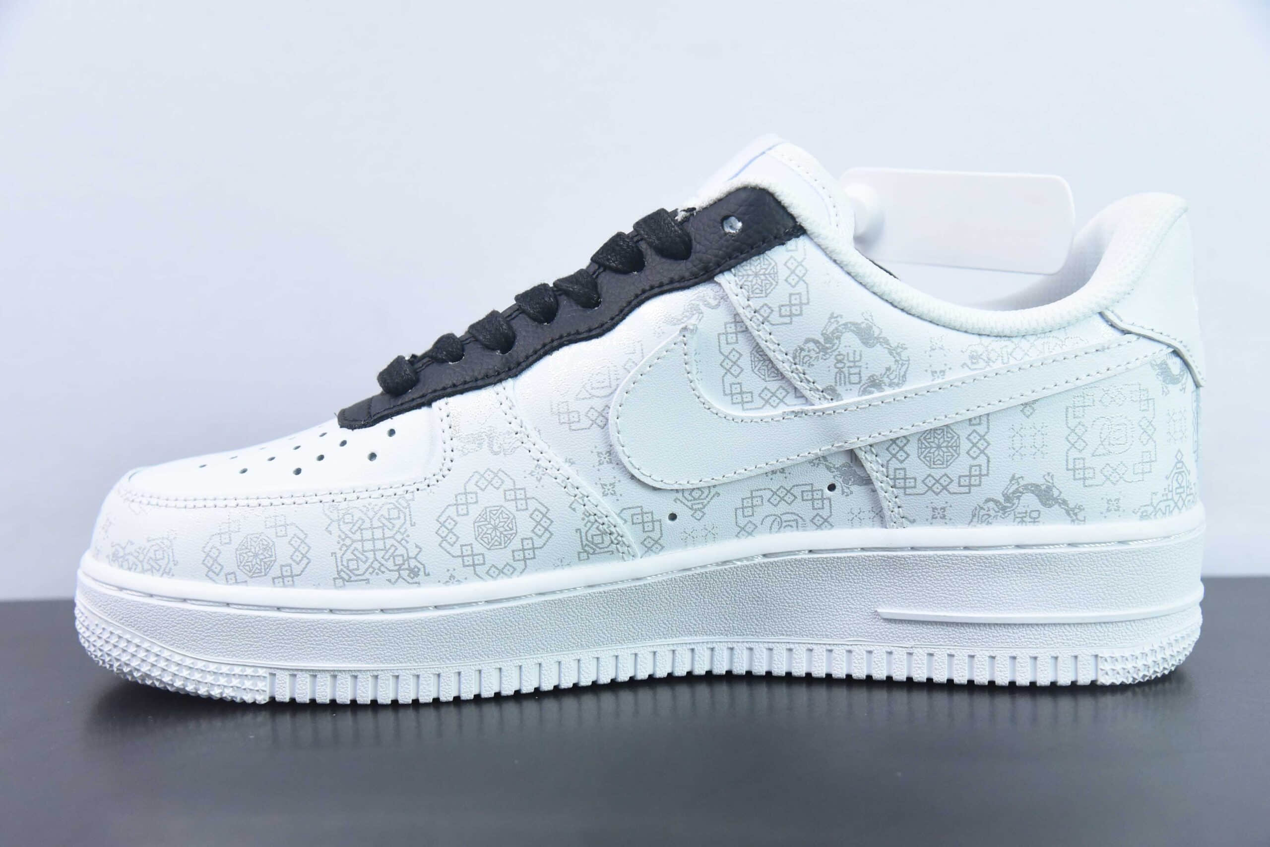 耐克Nike Clot x Nk Air Force 1 Low 中国风白丝绸空军一号低帮休闲板鞋纯原版本 货号:315166-100