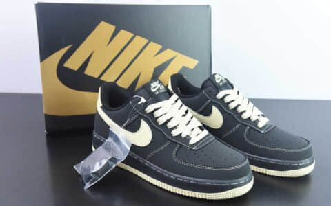耐克NIke Air Force 1 '07 黑金空军一号低帮休闲板鞋纯原版本 货号:DH5696-227