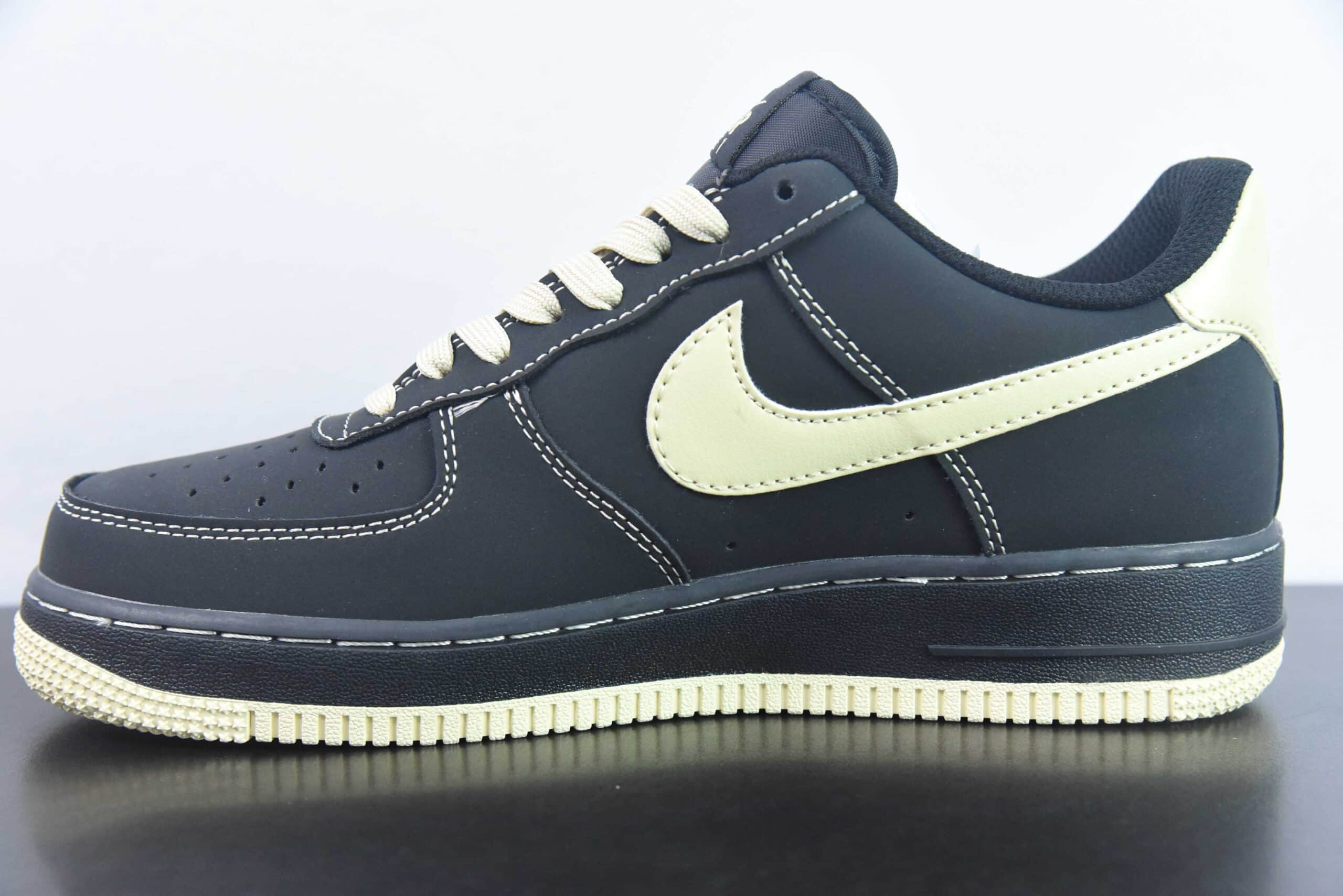 耐克NIke Air Force 1 '07 黑金空军一号低帮休闲板鞋纯原版本 货号:DH5696-227