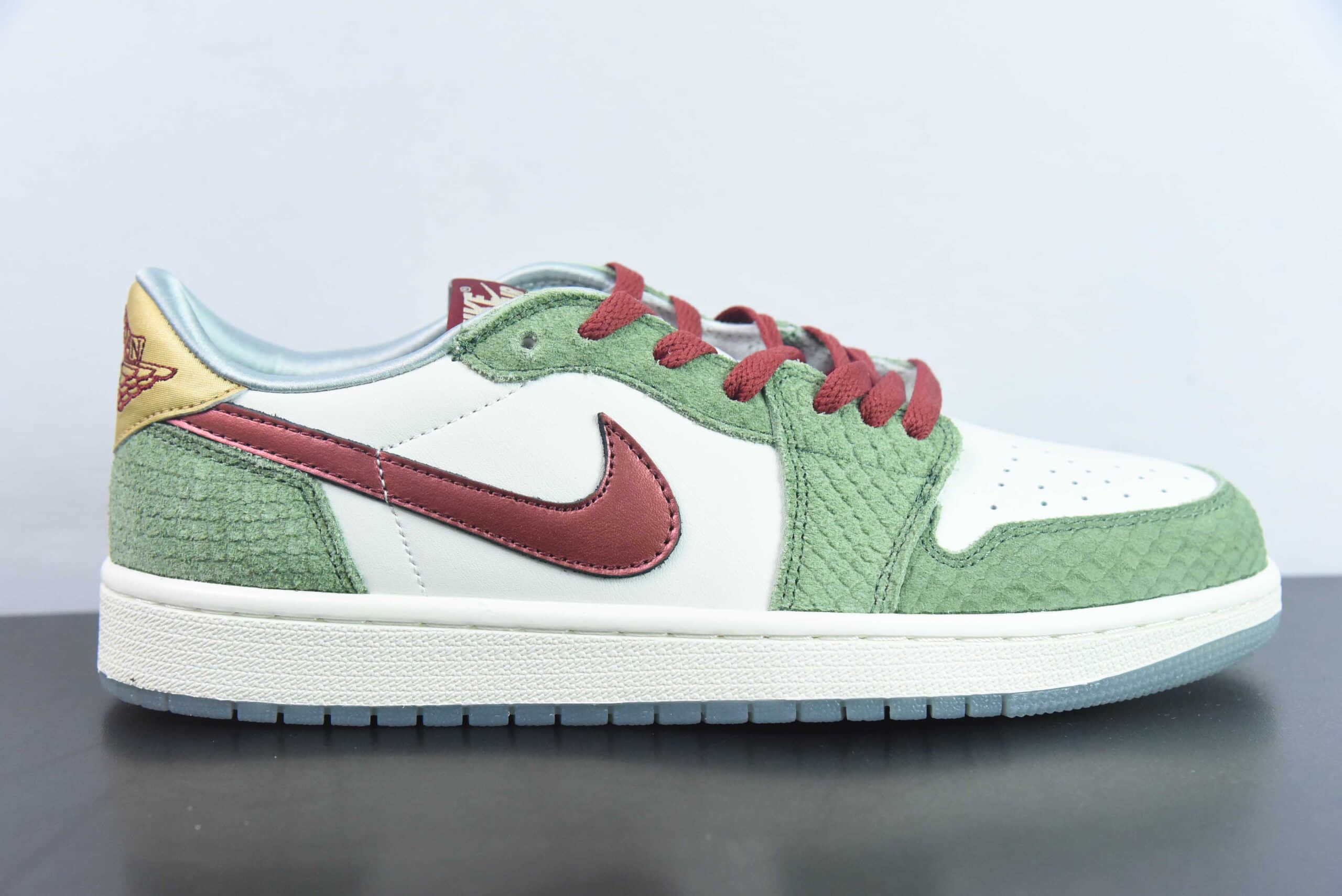 乔丹Air Jordan 1 Low 龙年限定低帮经典复古文化休闲运动篮球鞋纯原版本 货号:FN3727-100