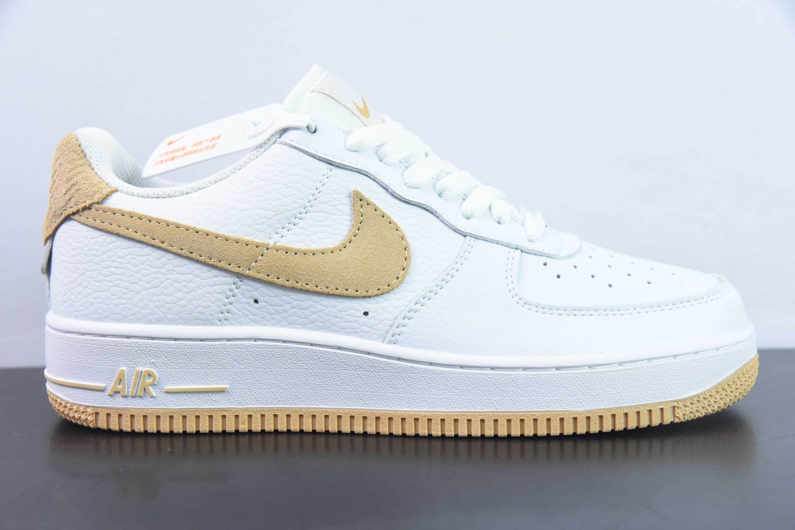 耐克Nike Air Force 1 ‘07 Low 白卡其空军一号低帮休闲板鞋纯原版本 货号:CN2873-103