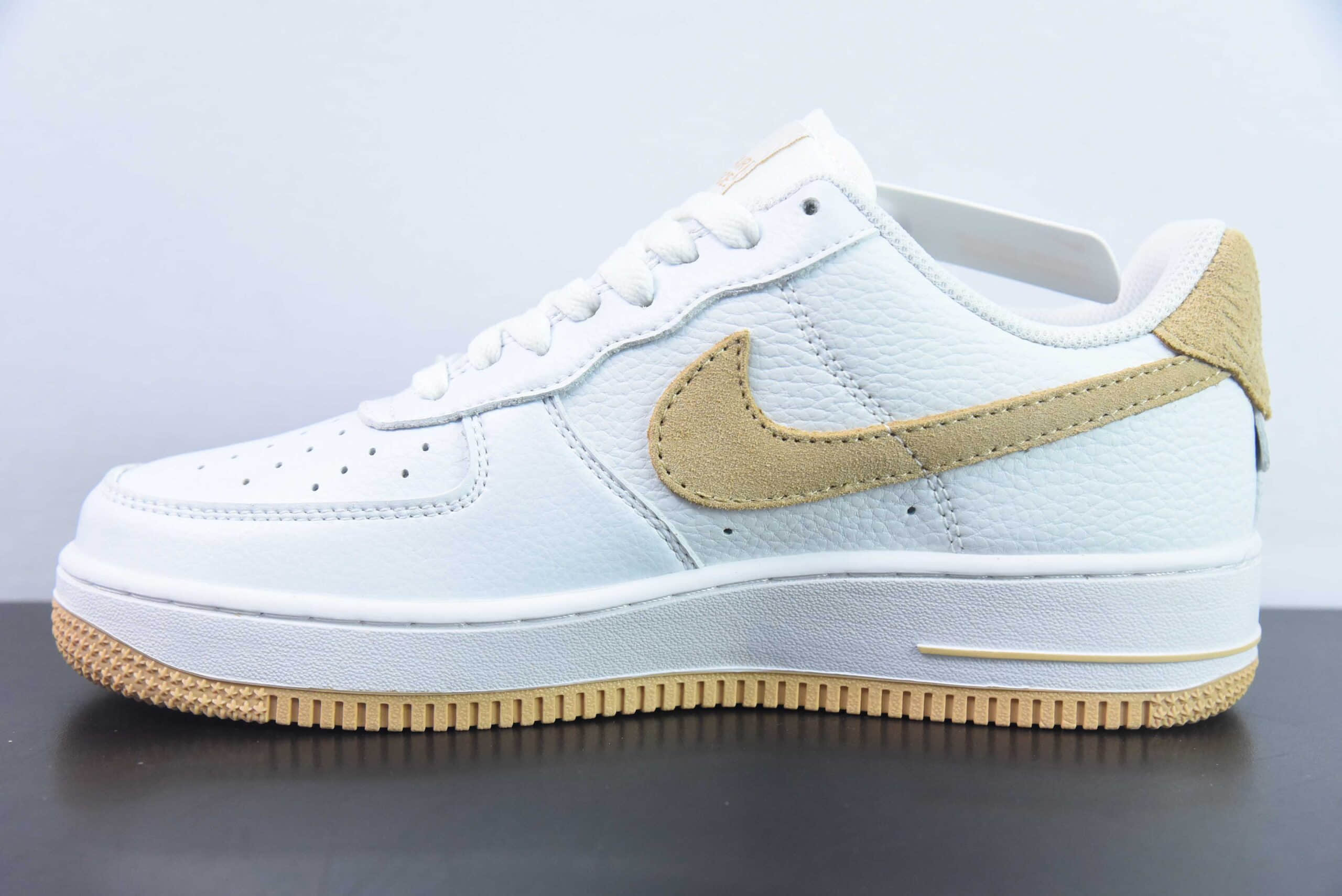 耐克Nike Air Force 1 ‘07 Low 白卡其空军一号低帮休闲板鞋纯原版本 货号:CN2873-103