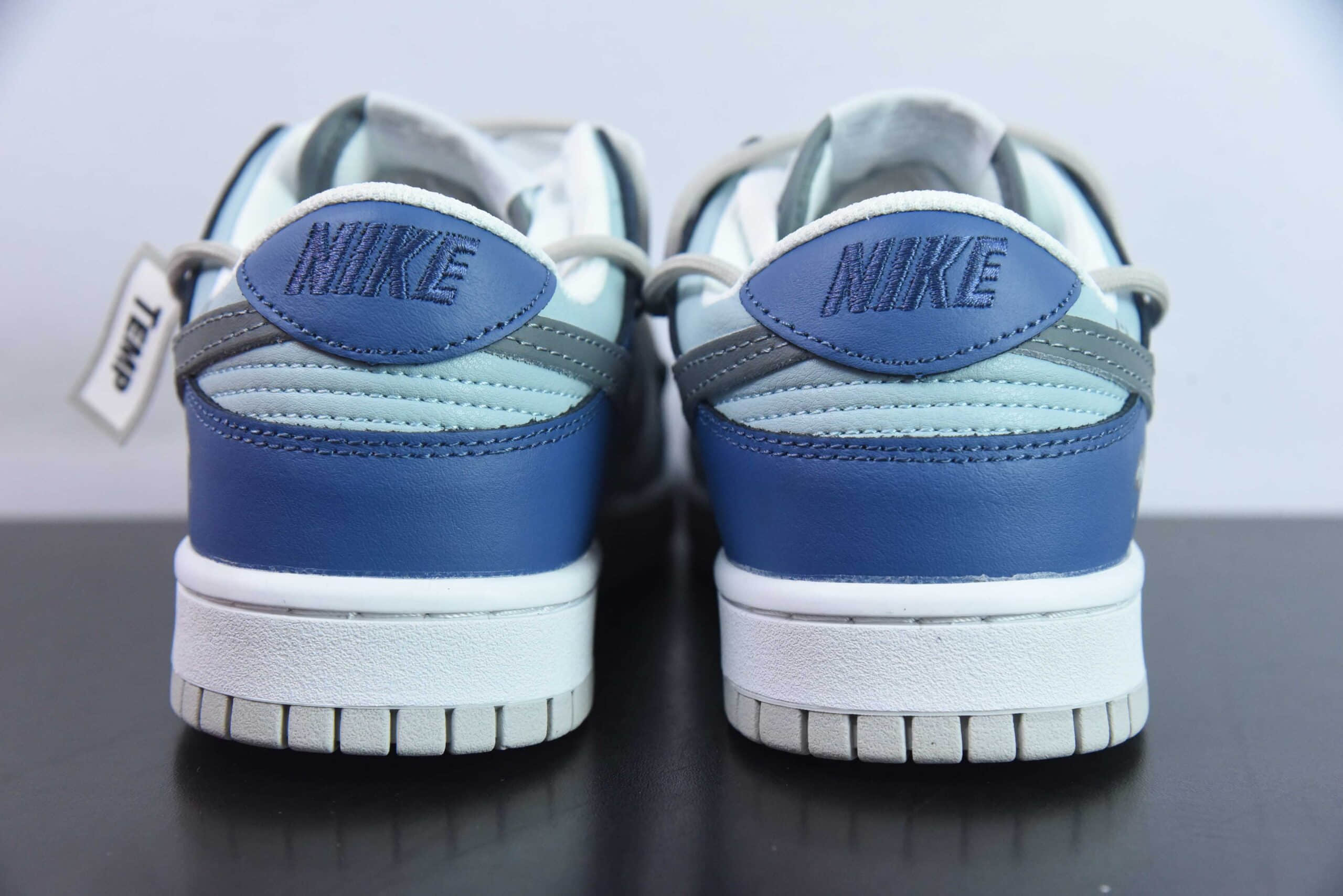 耐克Nike Dunk Low白灰蓝定制版解构绑带休闲板鞋纯原版本 货号:DV0831-101