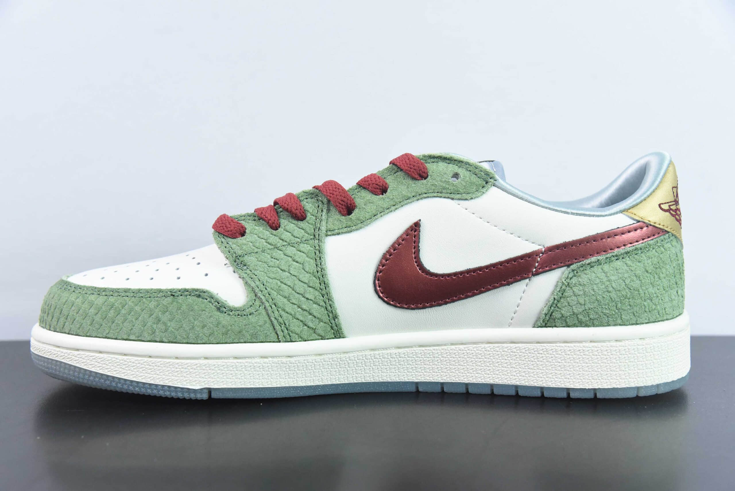 乔丹Air Jordan 1 Low 龙年限定低帮经典复古文化休闲运动篮球鞋纯原版本 货号:FN3727-100