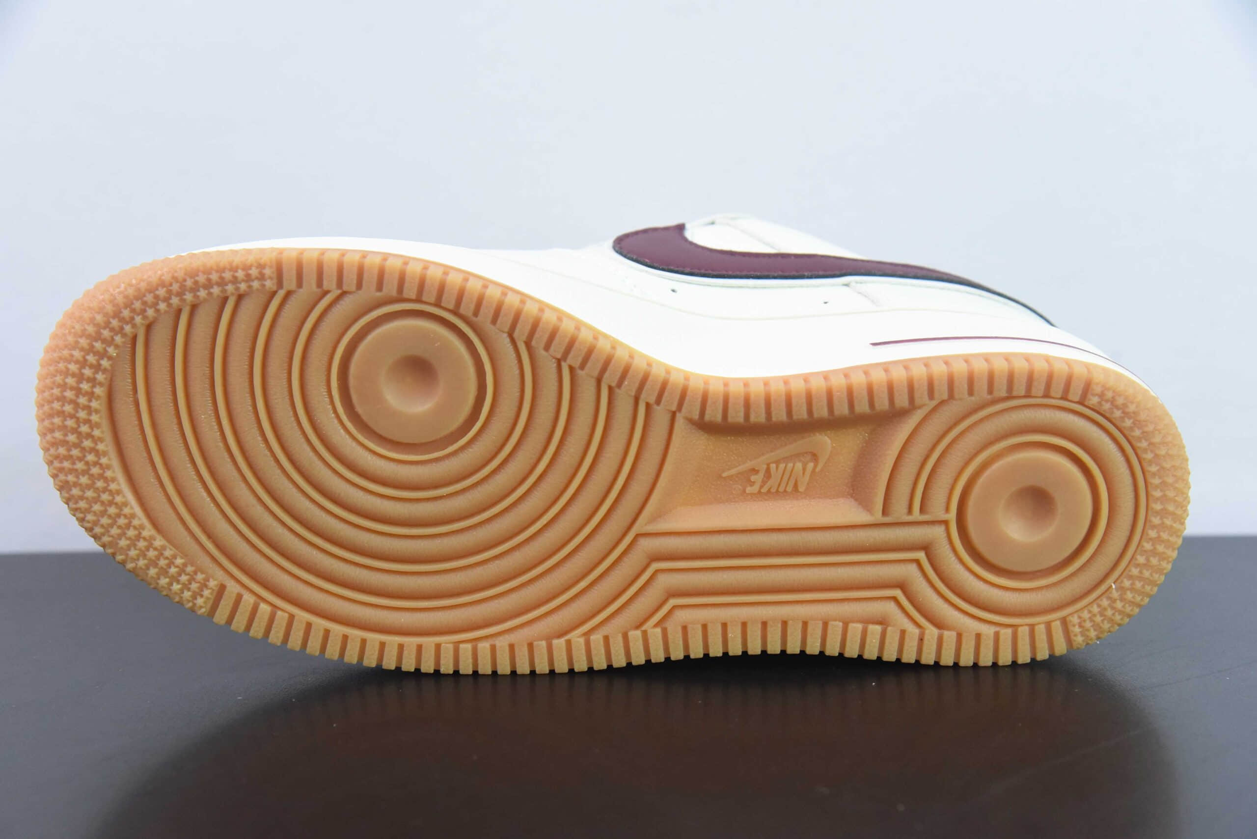 耐克Nike Air Force 1 ‘07 Low 40周年米酒红空军一号低帮休闲板鞋纯原版本 货号:WA0531-308
