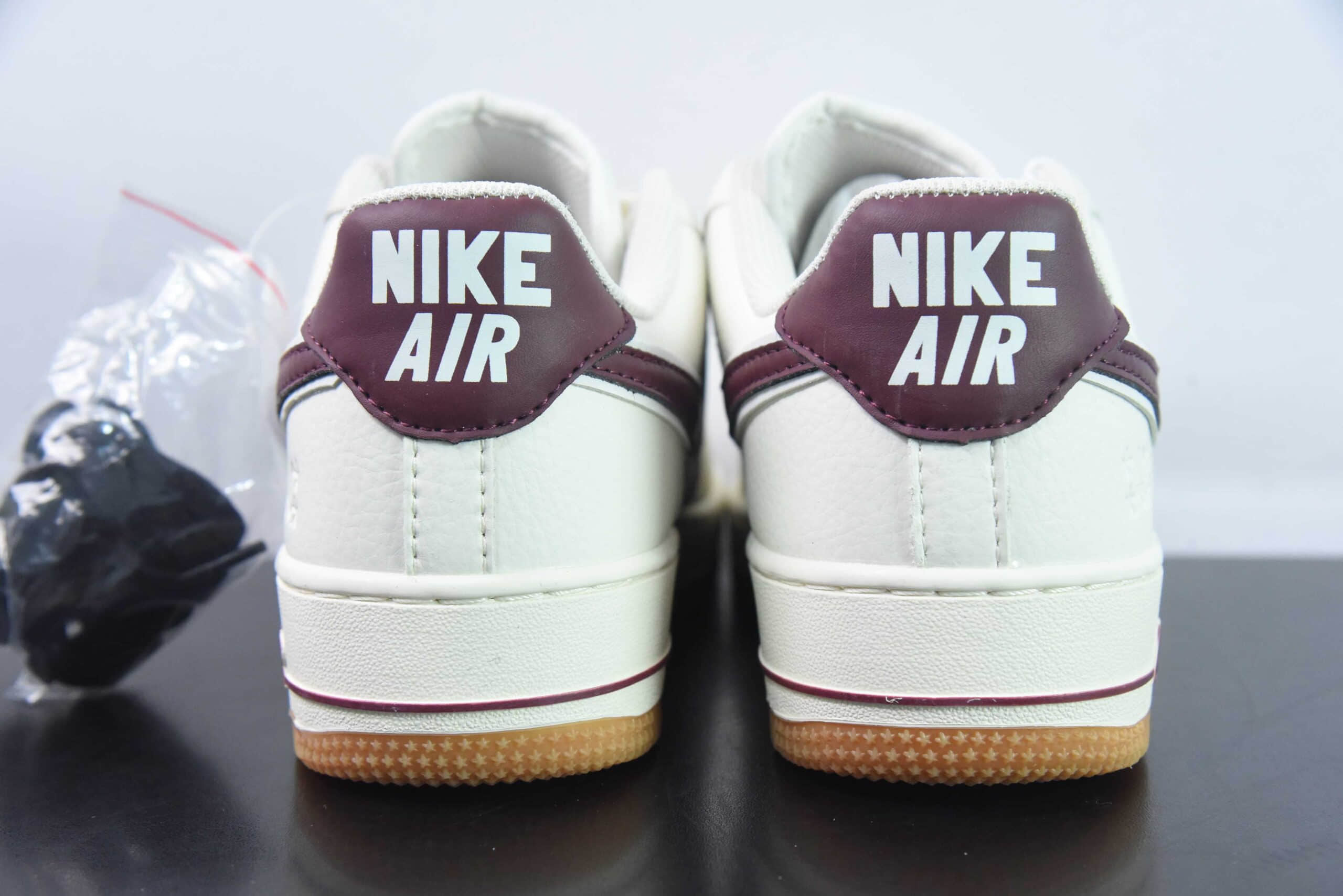 耐克Nike Air Force 1 ‘07 Low 40周年米酒红空军一号低帮休闲板鞋纯原版本 货号:WA0531-308