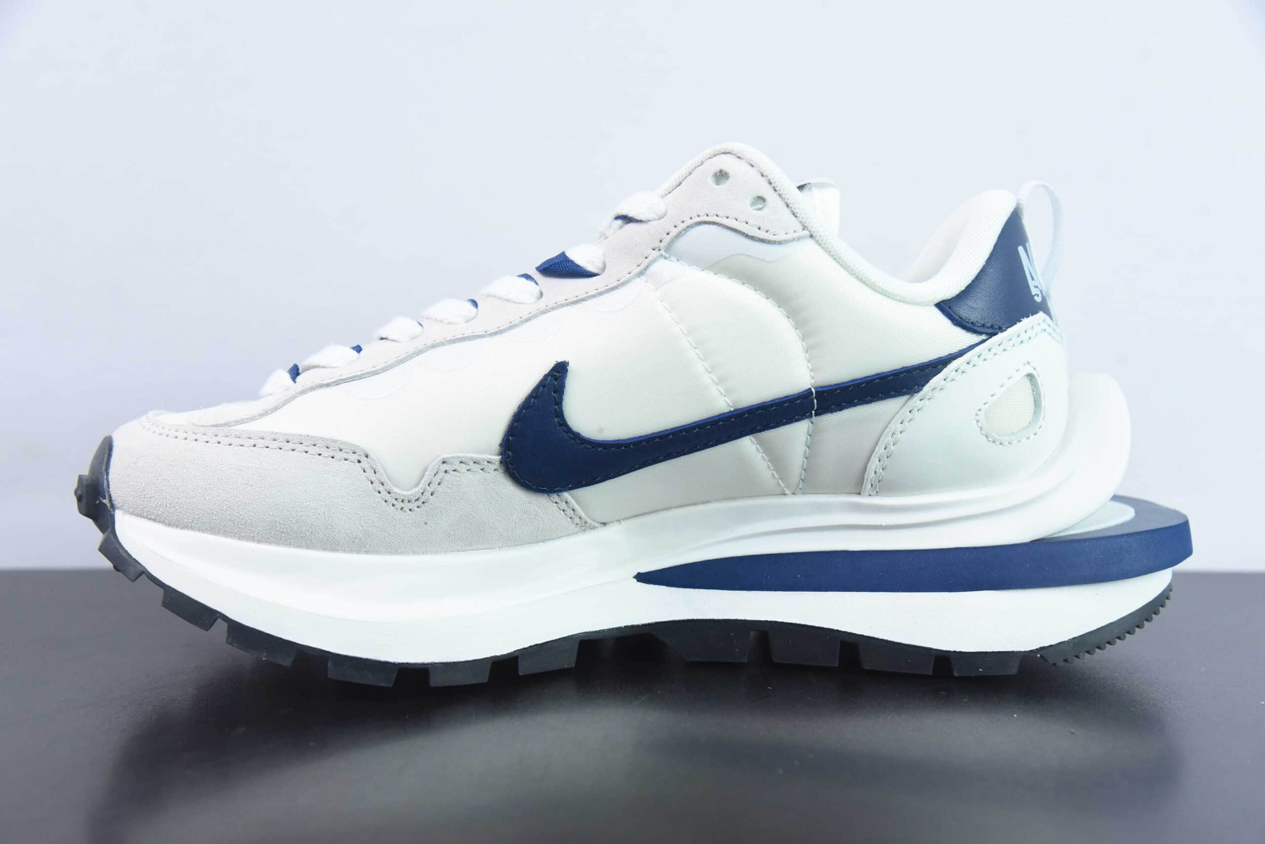 耐克Nike Sacai x Nk VaporWaffle 华夫3.0走秀款海军蓝运动休闲鞋纯原版本 货号:DD1875-109