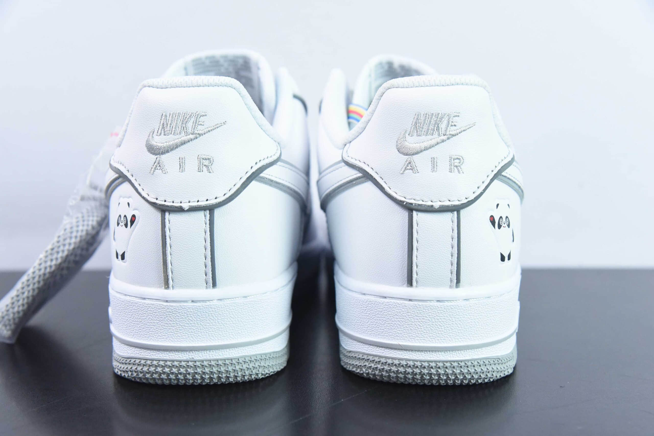 耐克Nike Air Force 1 Low 07 冰墩墩灰白反光空军一号低帮休闲板鞋纯原版本 货号:GU7895-639