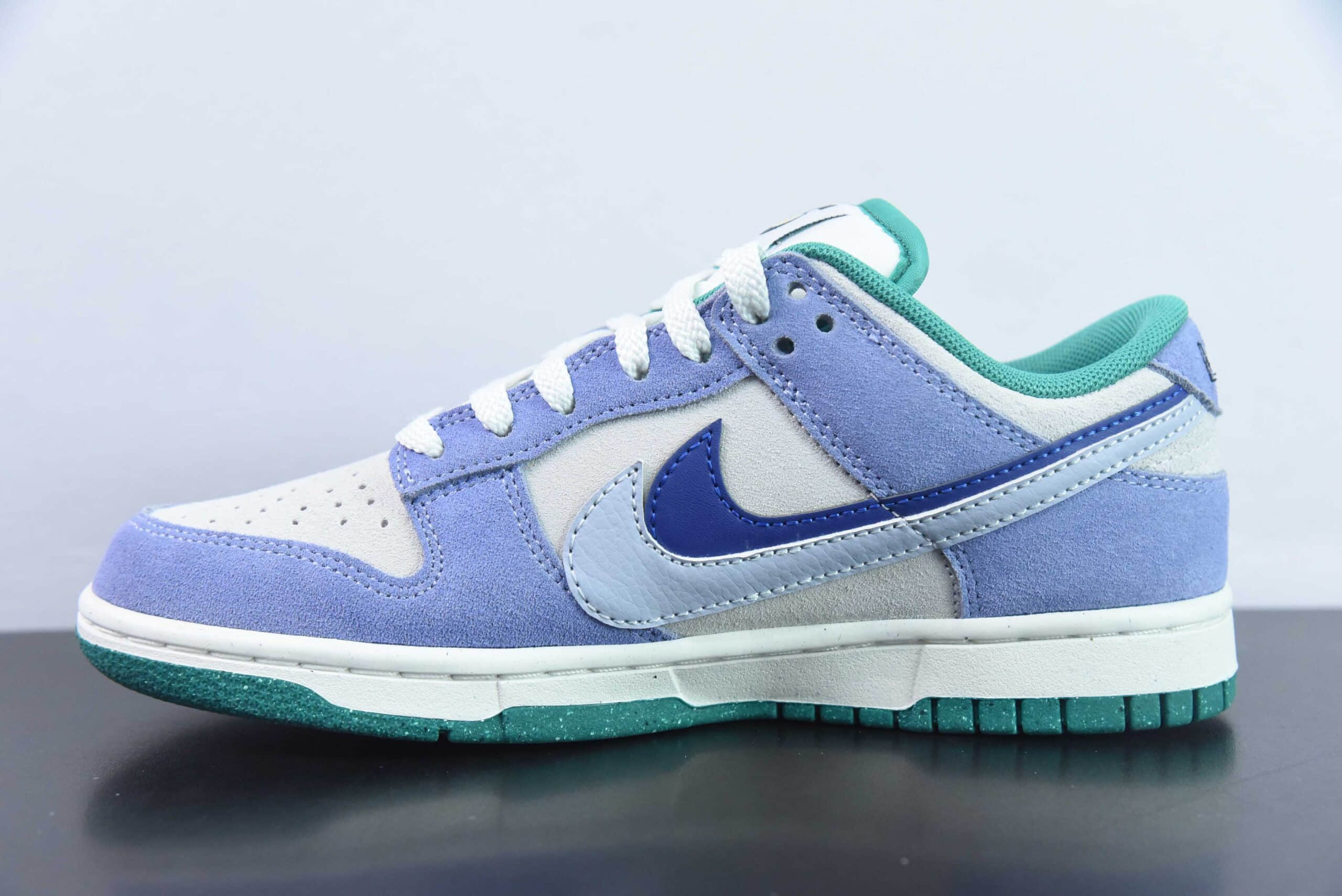 耐克Nike SB Dunk Low 85 兰白色小花双勾绑带 SB低帮运动休闲板鞋纯原版本 货号:DO9457-144