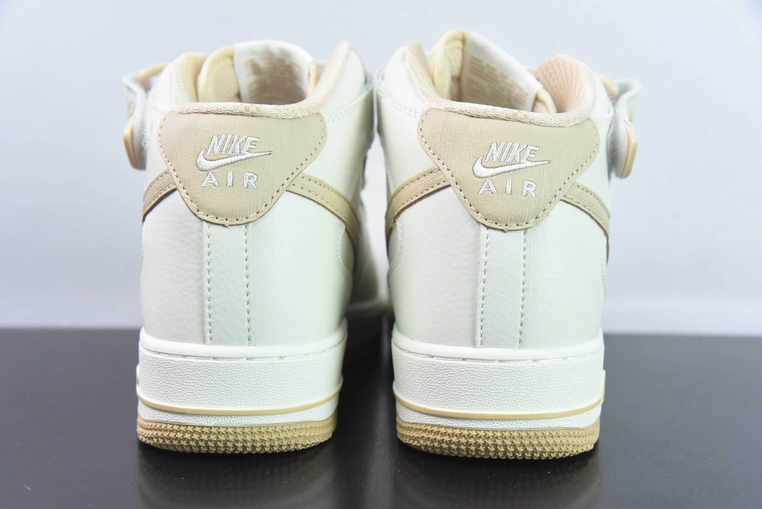 耐克Nike Air Force 1 Mid 米卡其配色空军一号中帮休闲板鞋纯原版本 货号：PA0920-808