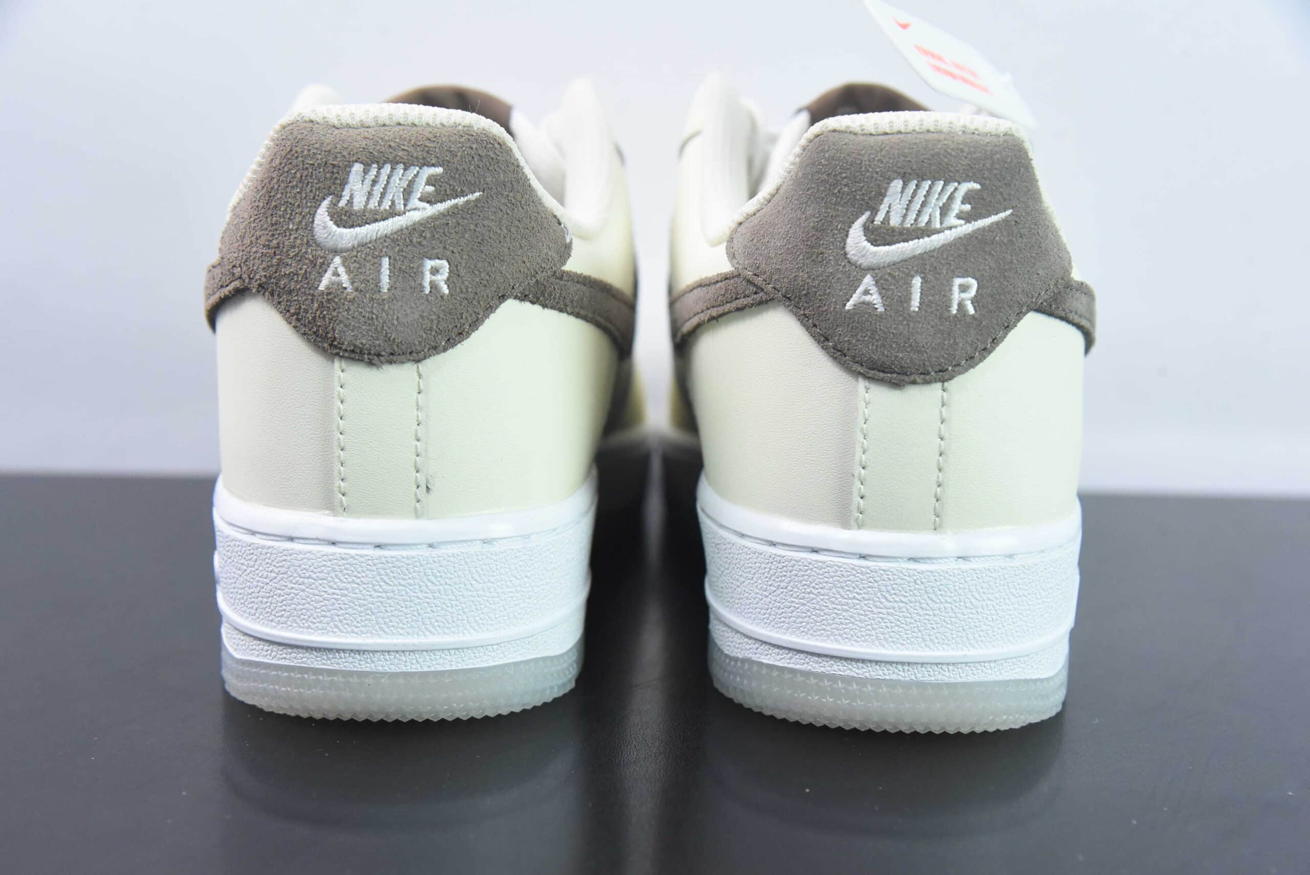 耐克Nike Air Force 1 AF1米白棕绿空军一号低帮休闲板鞋纯原版本 货号：FN5832-101