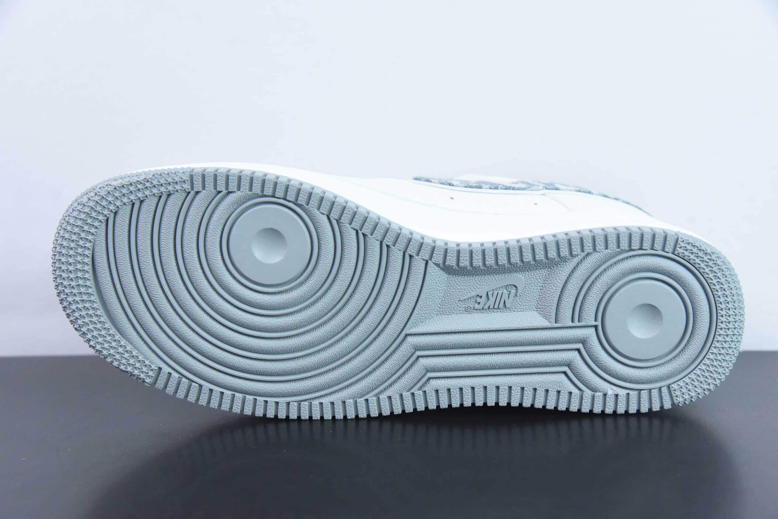 耐克Nike Air Force 1 '07 Low 迪奥联名白灰空军一号低帮休闲板鞋纯原版本 货号:DR6239-836