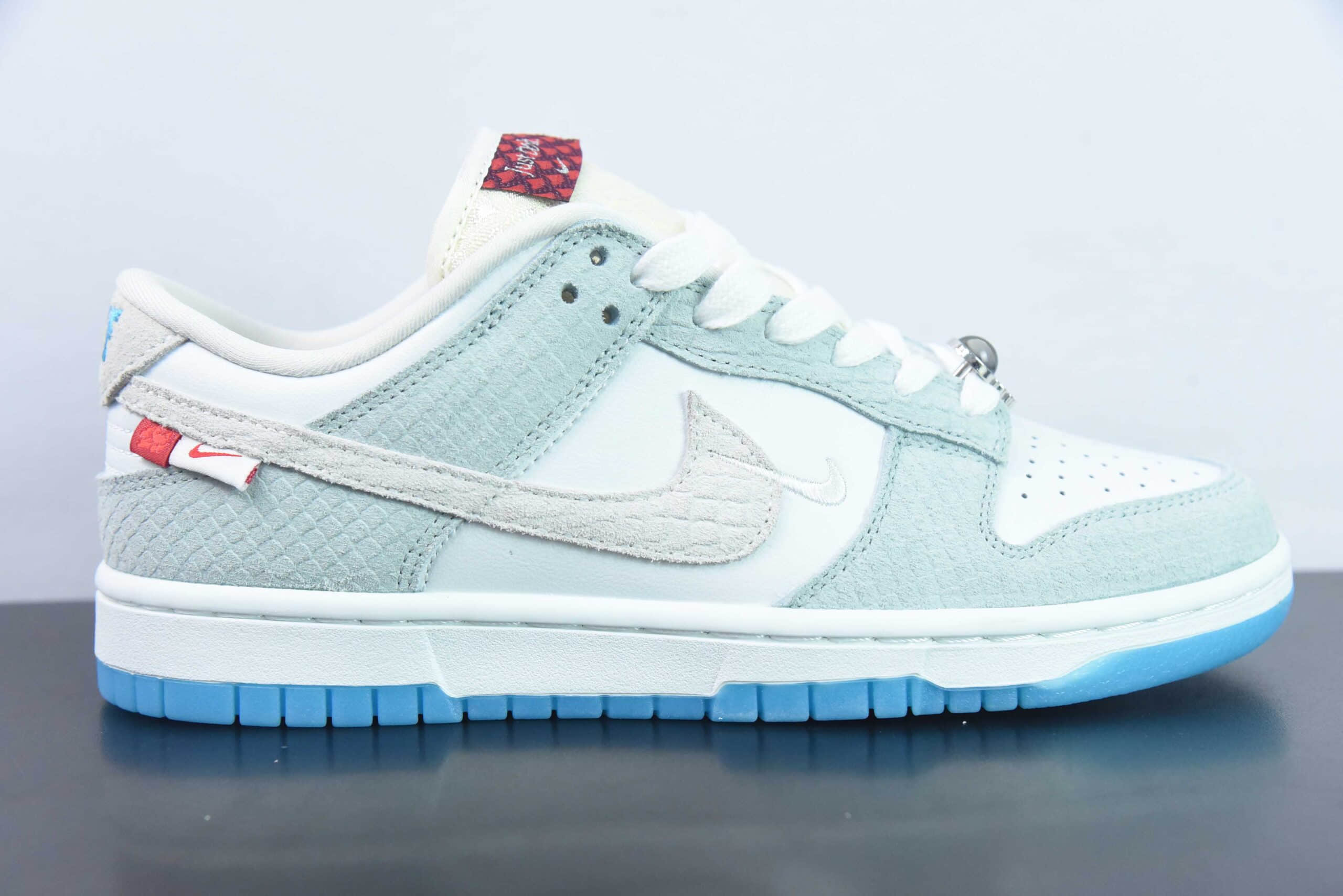 耐克Nike SB Dunk Low LXYear of the Dragon龙年青绿米白蓝珠宝扣篮系列低帮休闲运动滑板板鞋纯原版本 货号:FZ5065-111