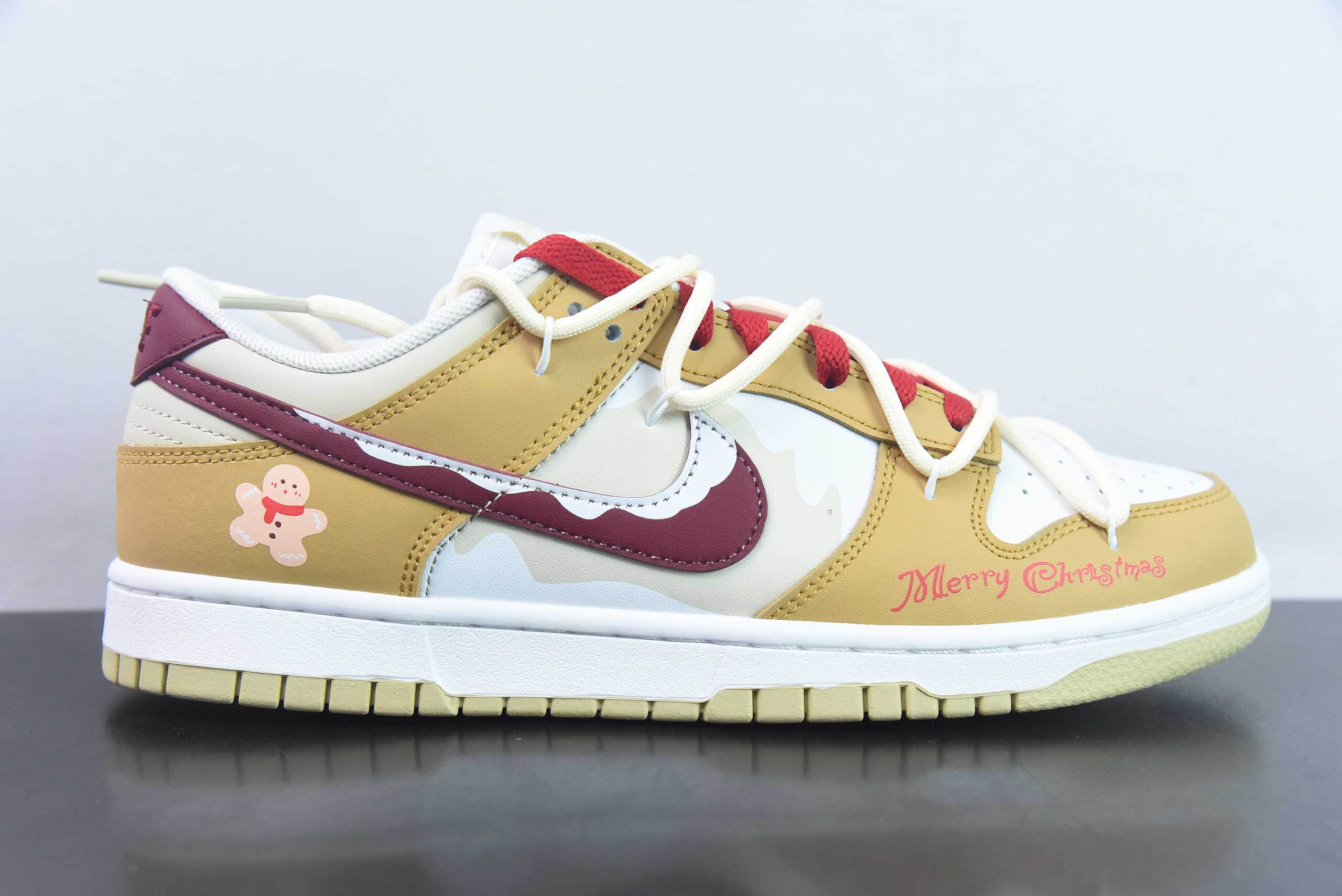 耐克Nike Dunk Low 姜饼人杏仁色低帮耐磨复古运动休闲板鞋纯原版本 货号:DV0833-100