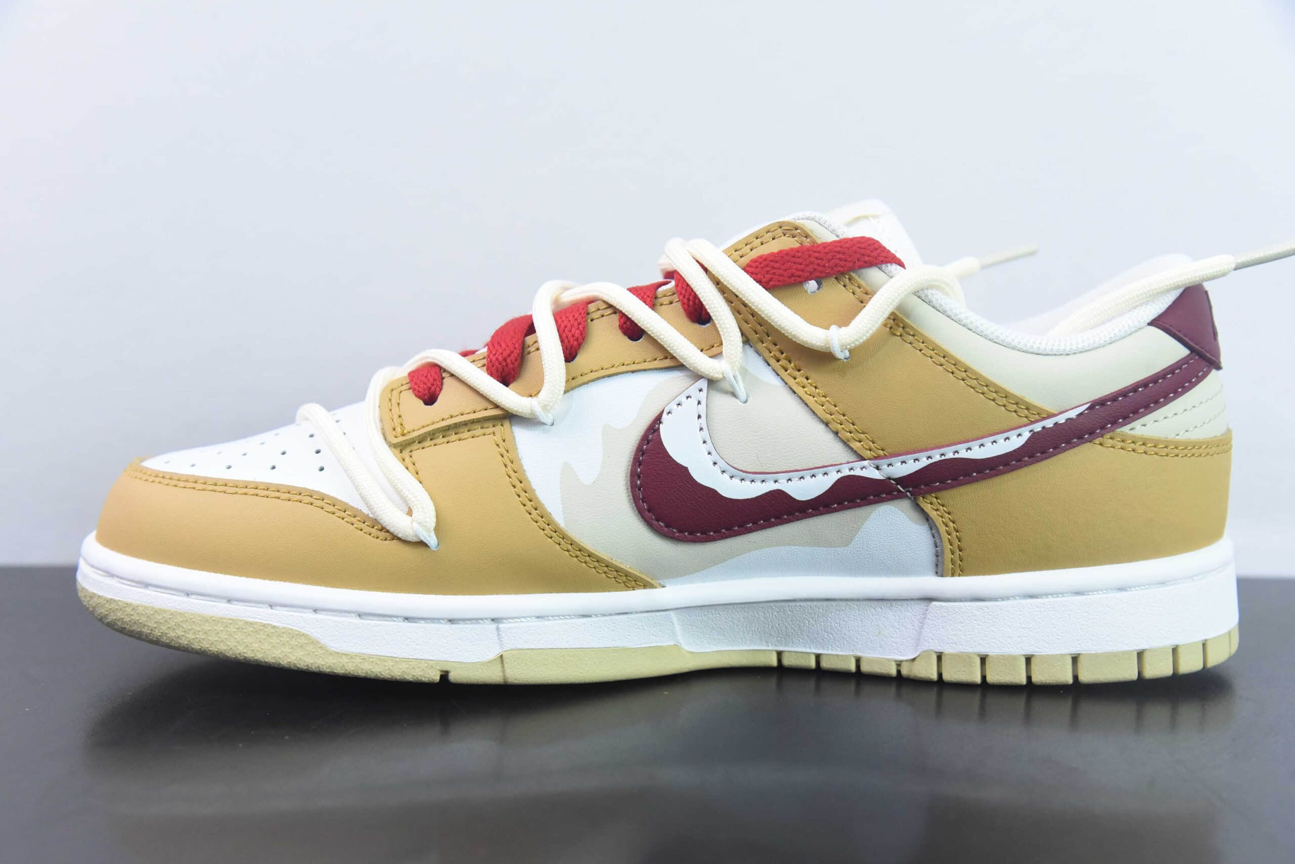 耐克Nike Dunk Low 姜饼人杏仁色低帮耐磨复古运动休闲板鞋纯原版本 货号:DV0833-100