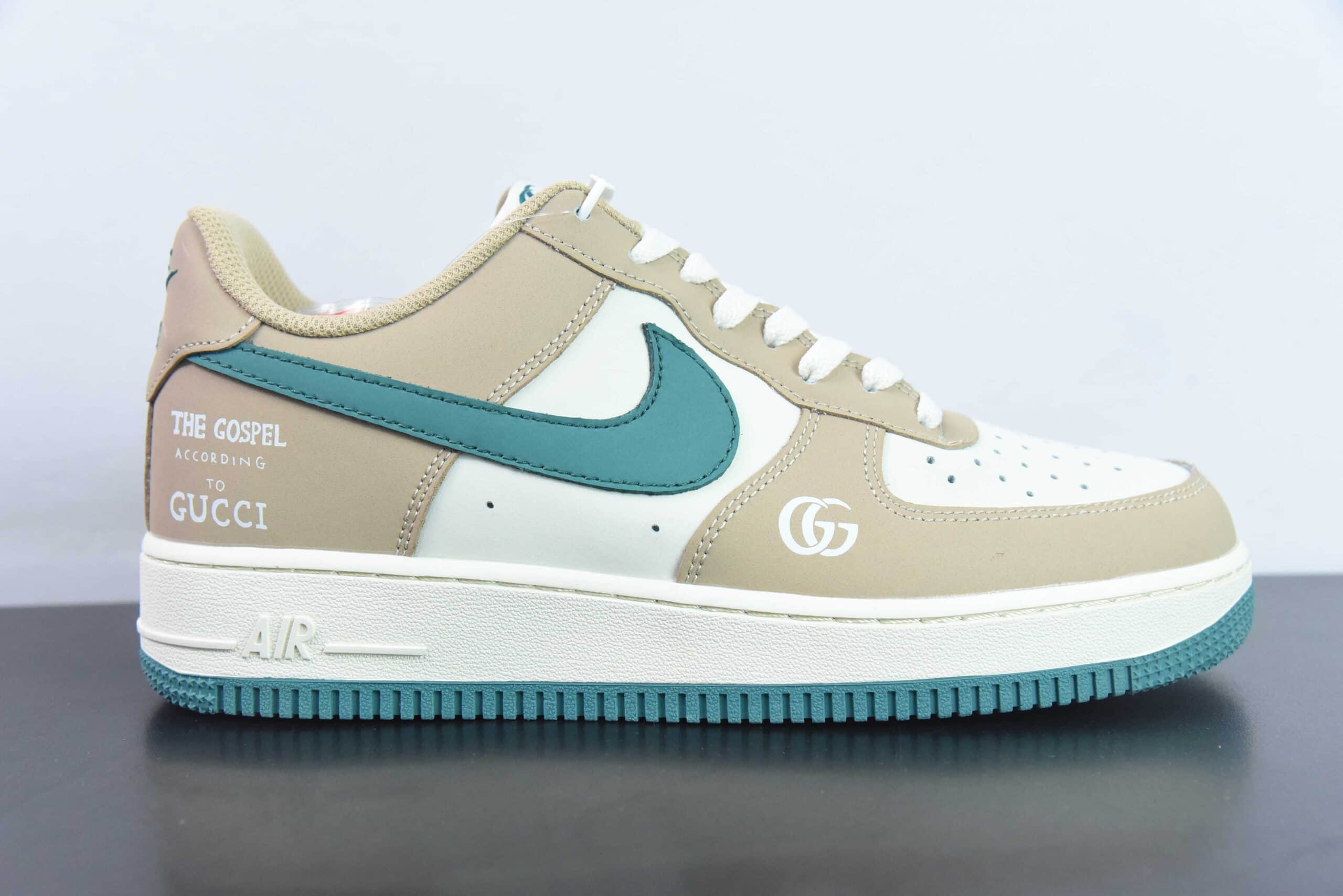 耐克NIke Air Force 1 '07 Low “古驰联名深绿玫瑰金”空军一号低帮休闲板鞋纯原版本 货号:BS9055-723