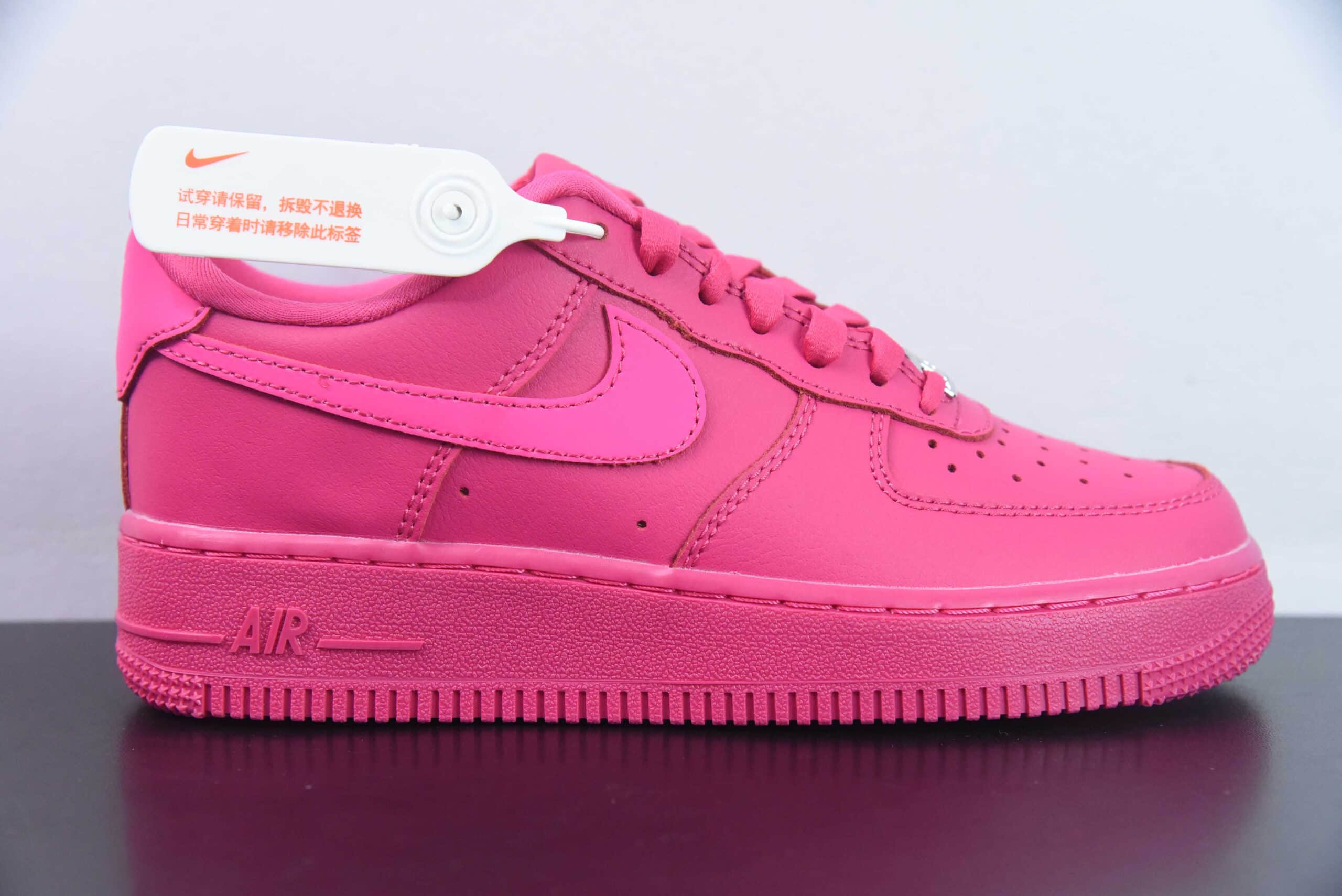 耐克Nike Air Force 1'07 Low芭比粉空军一号低帮休闲板鞋纯原版本 货号:DD8959-600