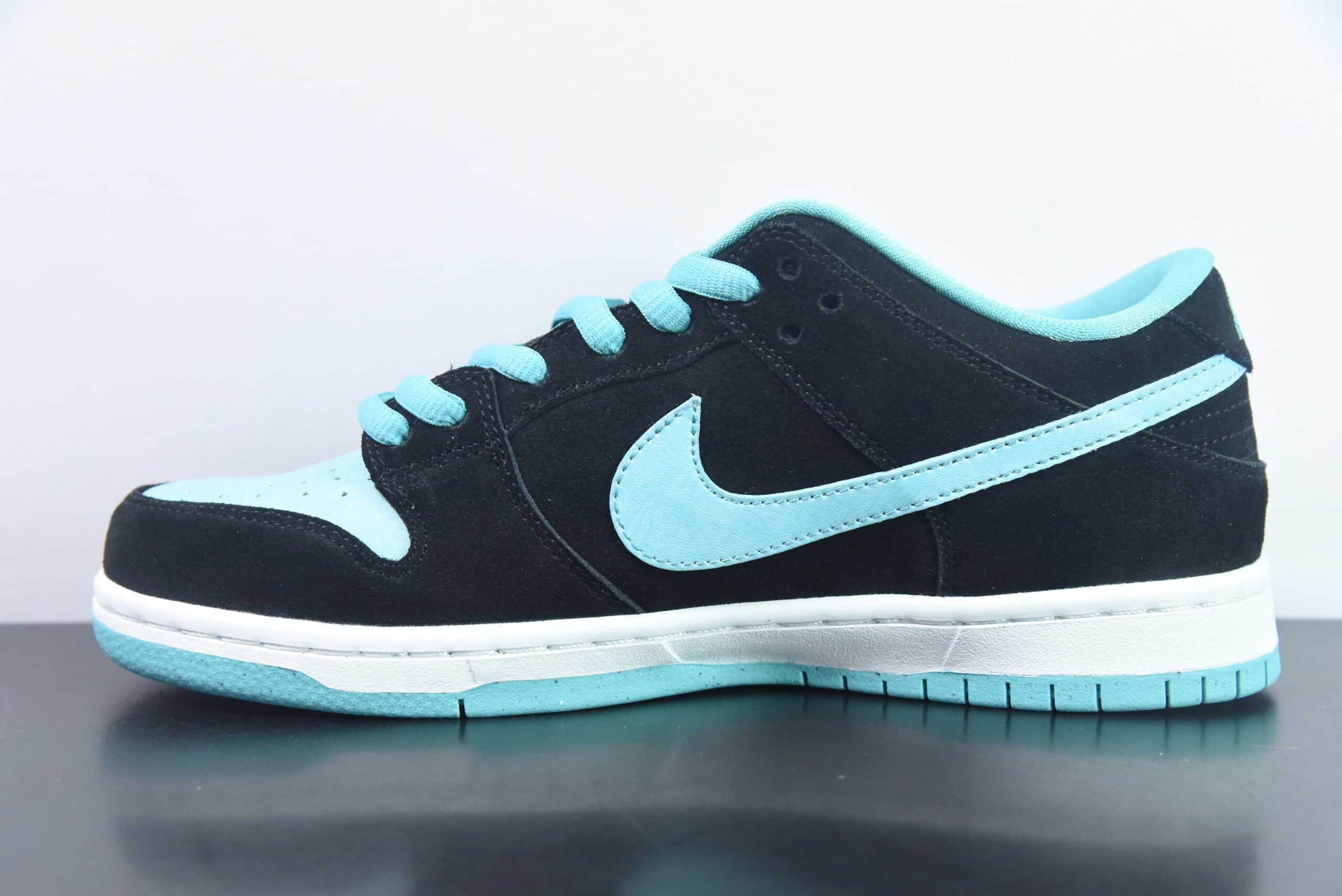 耐克Nike SB Dunk Low ProClear Jade黑浅蓝小钻石SB扣篮系列高帮休闲运动滑板板鞋纯原版本 货号:304292-030