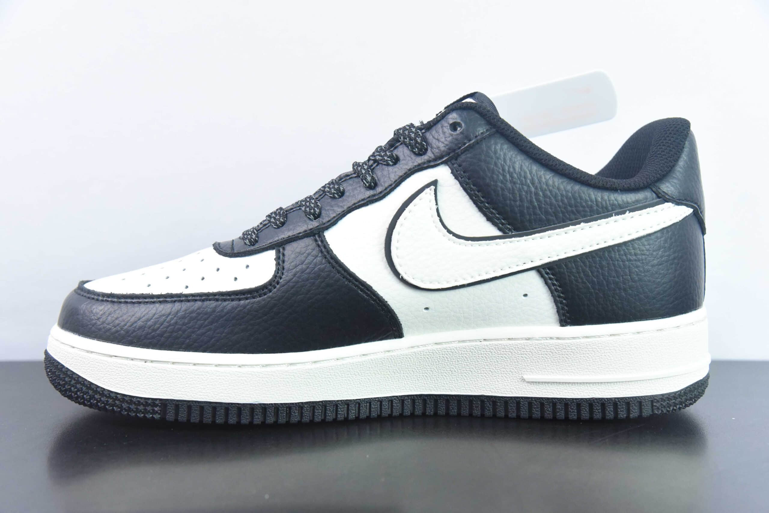 耐克NIke Air Force 1 '07 Low “蒂芙尼联名黑白熊猫”空军一号低帮休闲板鞋纯原版本 货号:AE1686-003