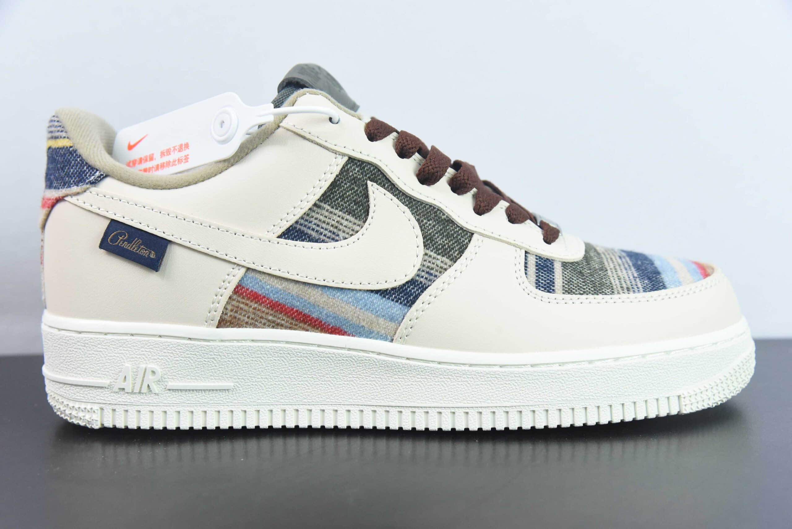 耐克Nike Air Force 1'07 Low 奶白羊毛绒定制款空军一号低帮休闲板鞋纯原版本 货号：CW1188-230