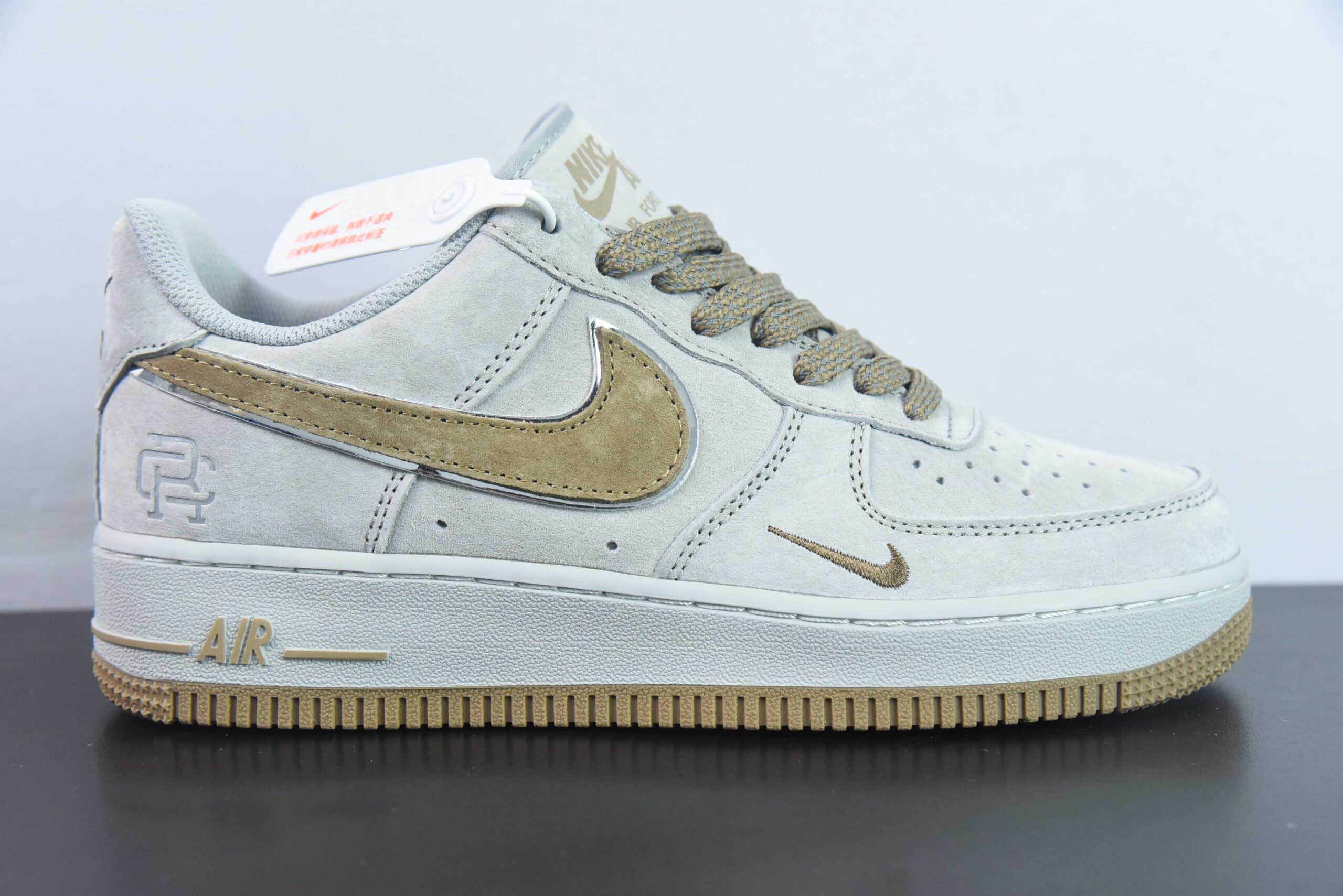 耐克Nike Air Force 1'07 Low 麂皮灰小勾卫冕冠军满天星空军一号低帮运动休闲板鞋纯原版本 货号:WW5021-625